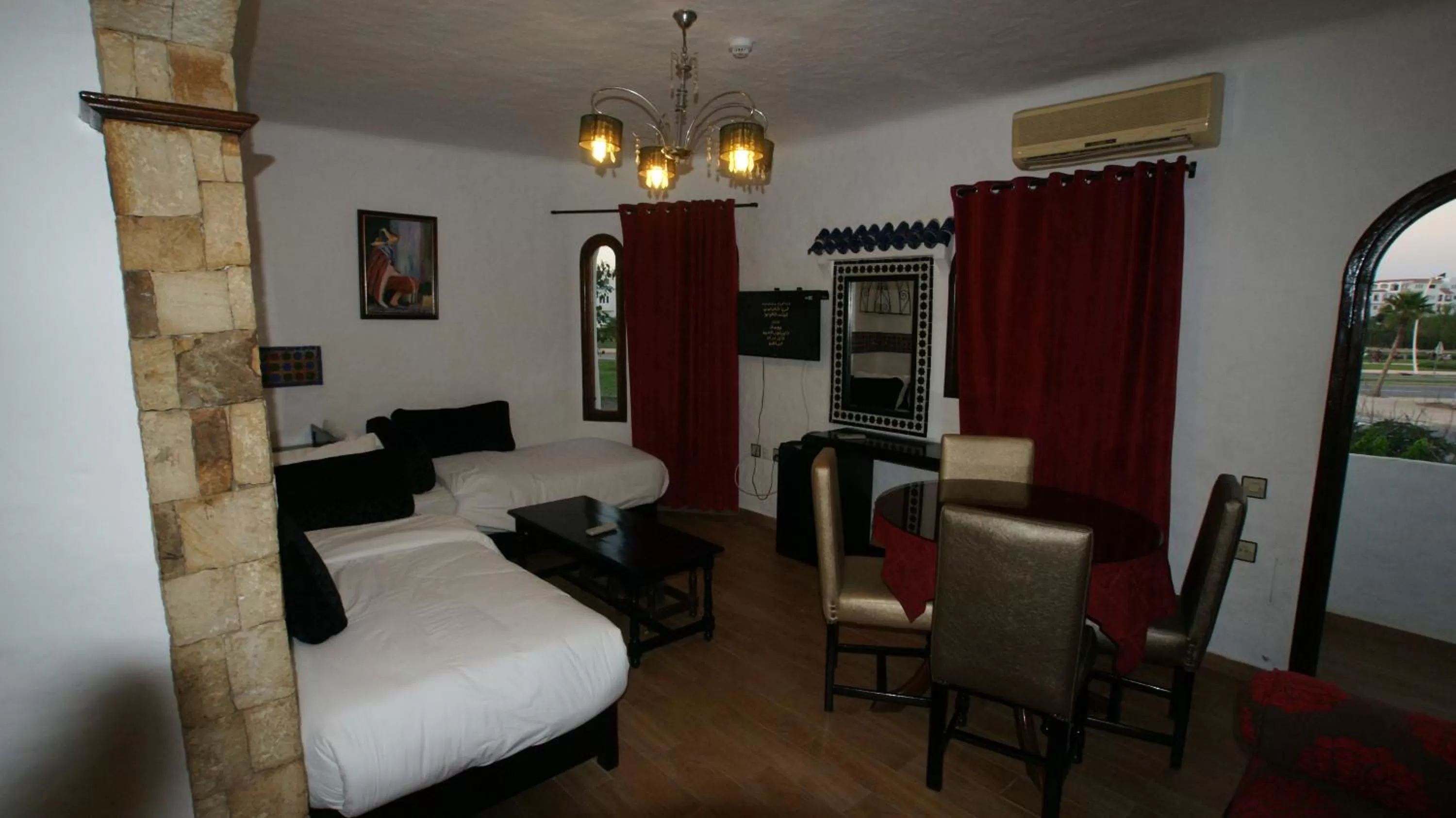 Bed in Hotel Hacienda