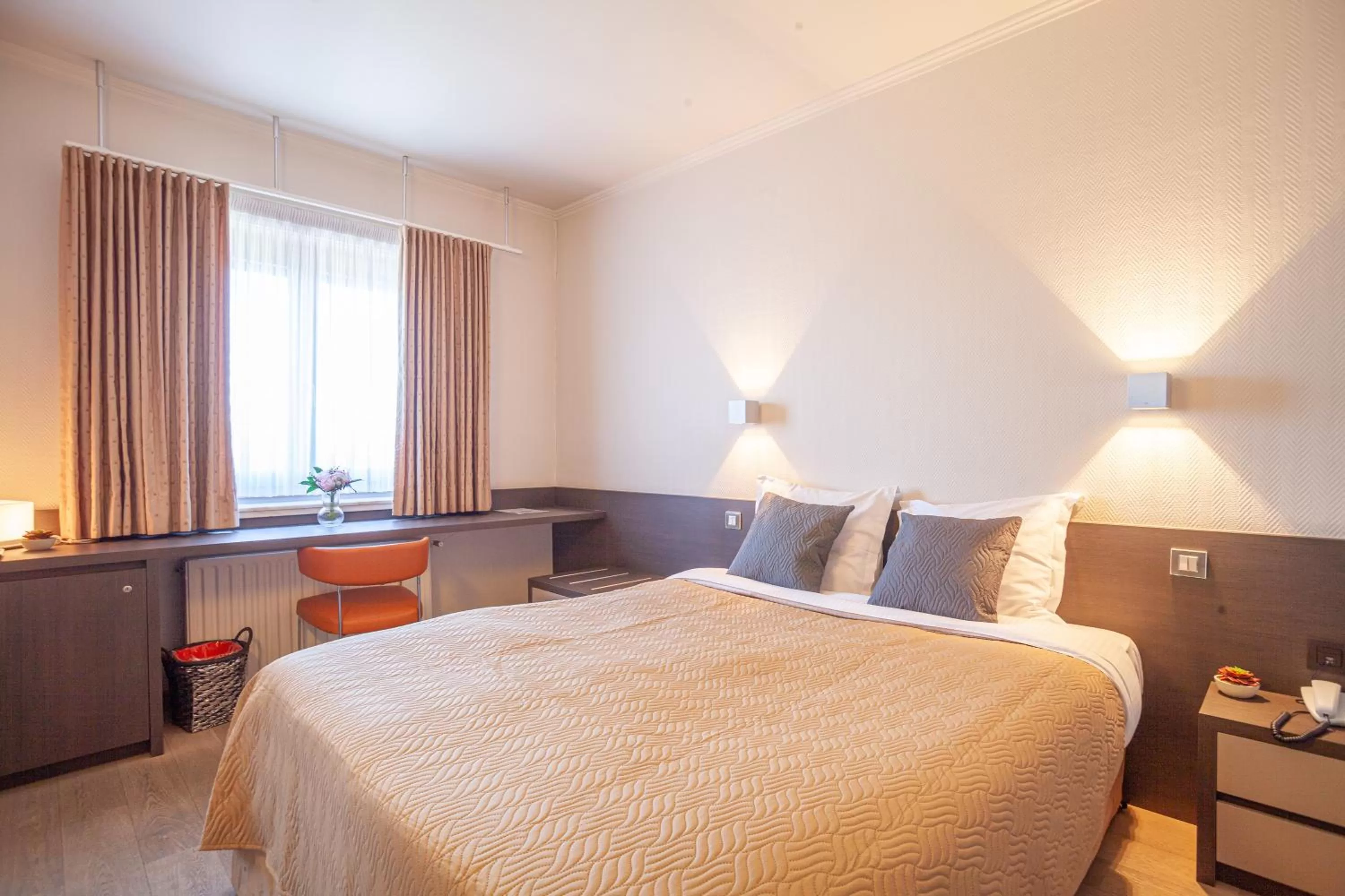 Bed in Hotel Monaco Zeebrugge Beach by Rikas Hotels