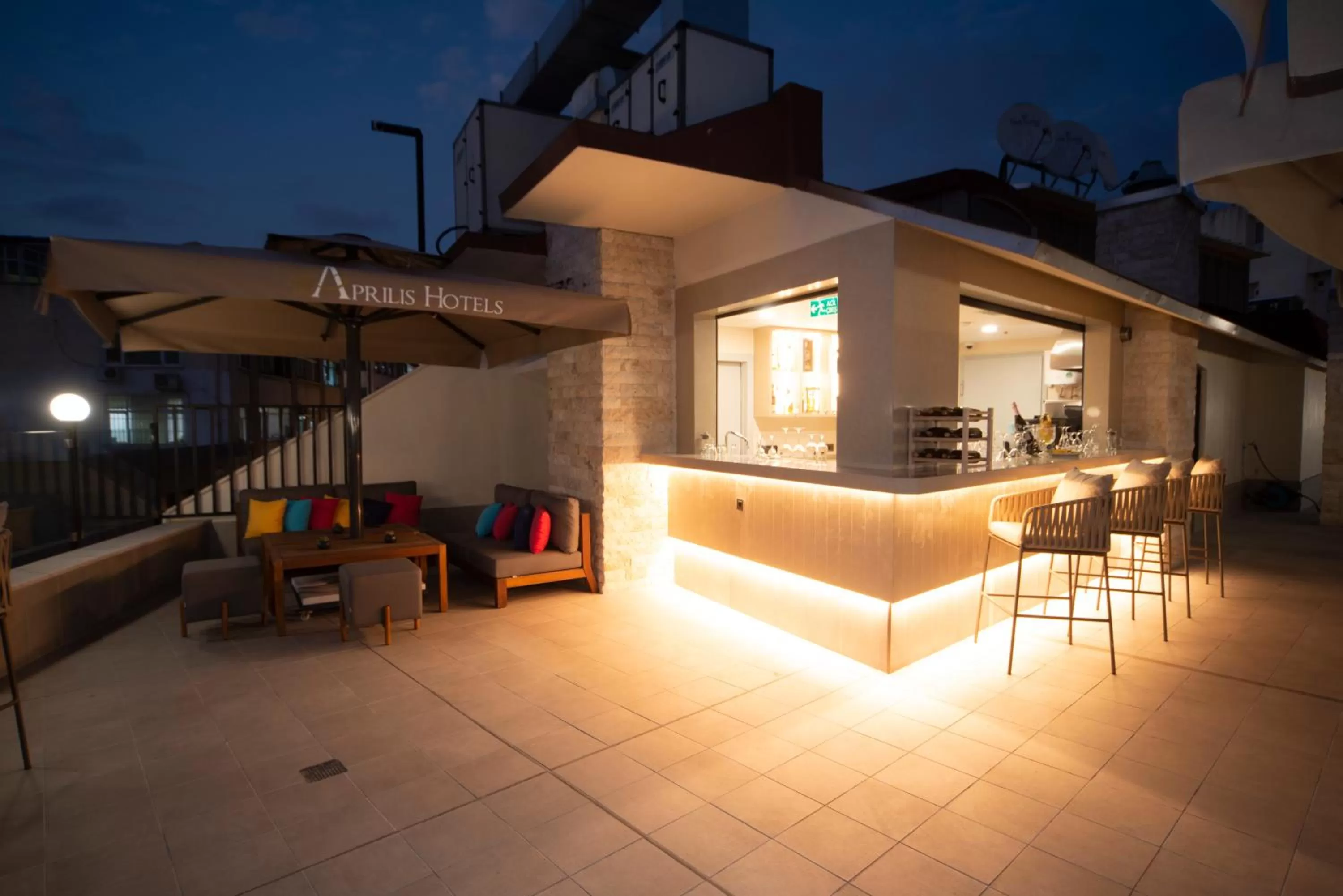 Balcony/Terrace in Aprilis Deluxe Hotel