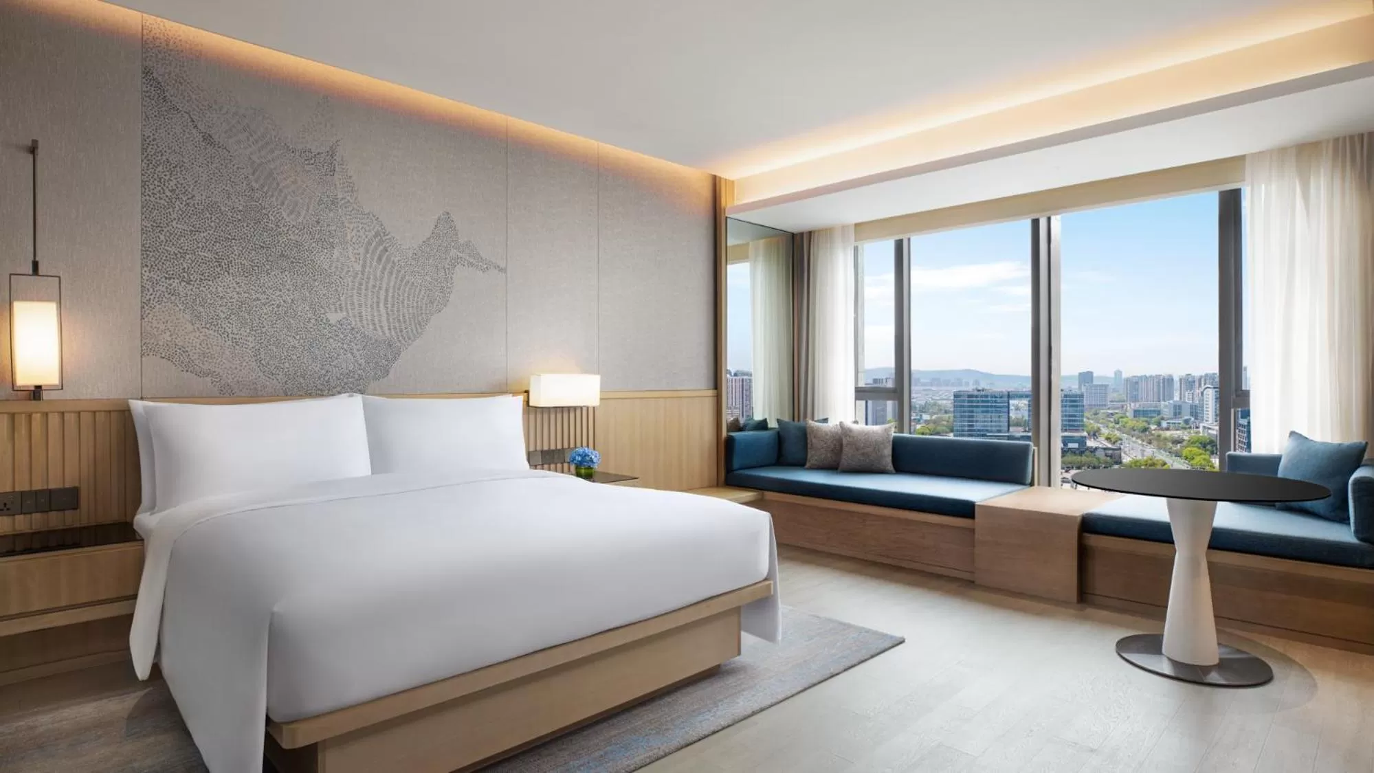 Bedroom, Bed in Courtyard by Marriott Nanjing Jiangning