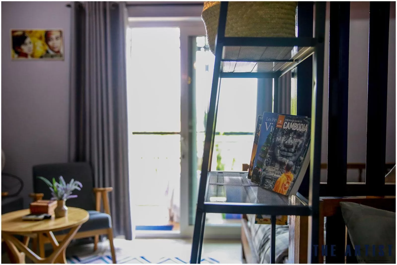 Living room in The Artist Residence