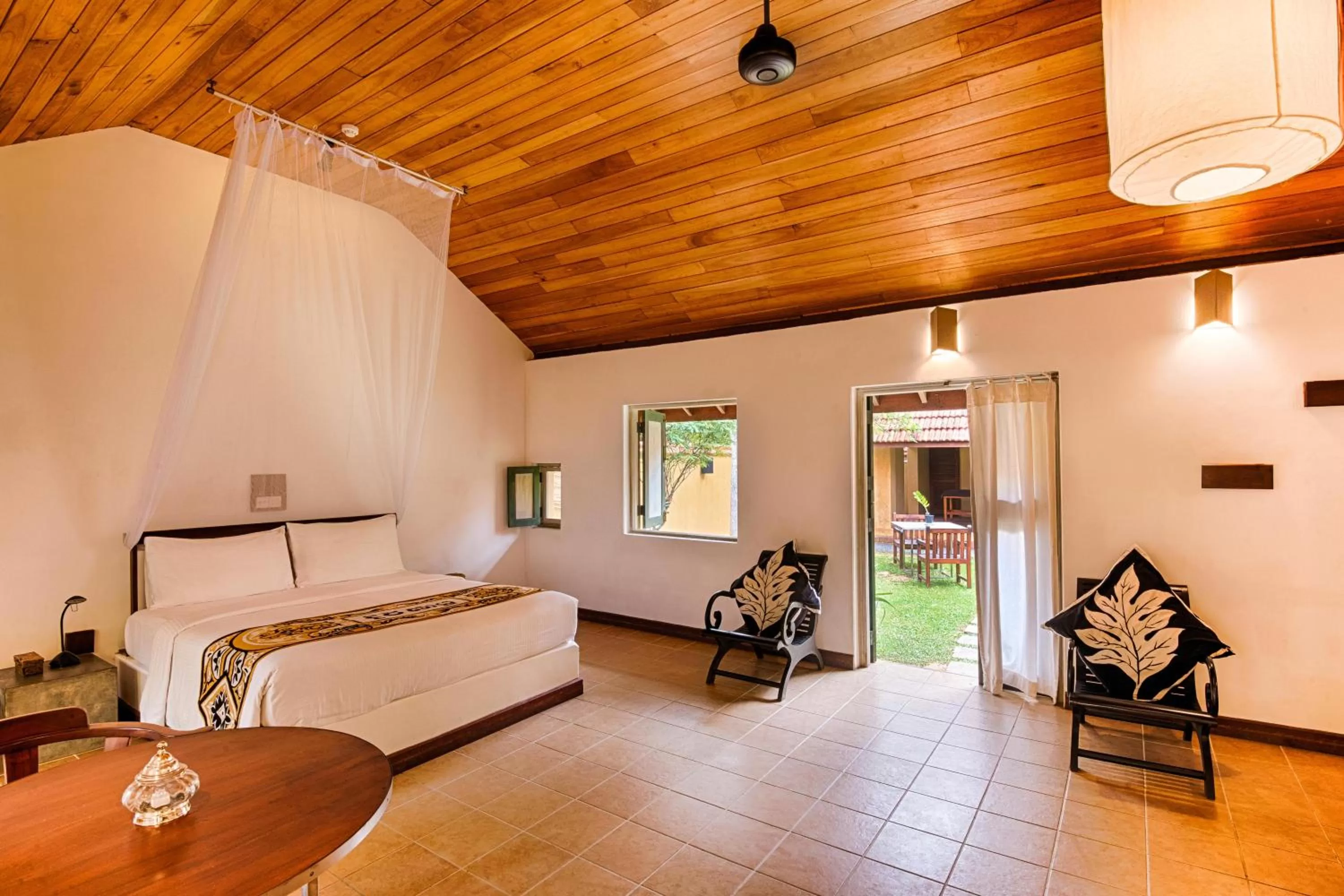 Garden, Bed in Jetwing Ayurveda Pavilions