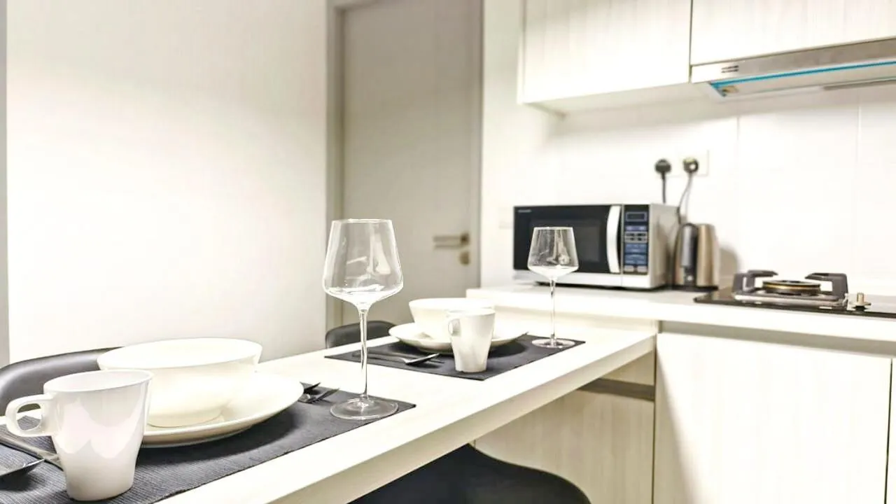 Kitchen/Kitchenette in 1 Tebrau Suites by Subhome