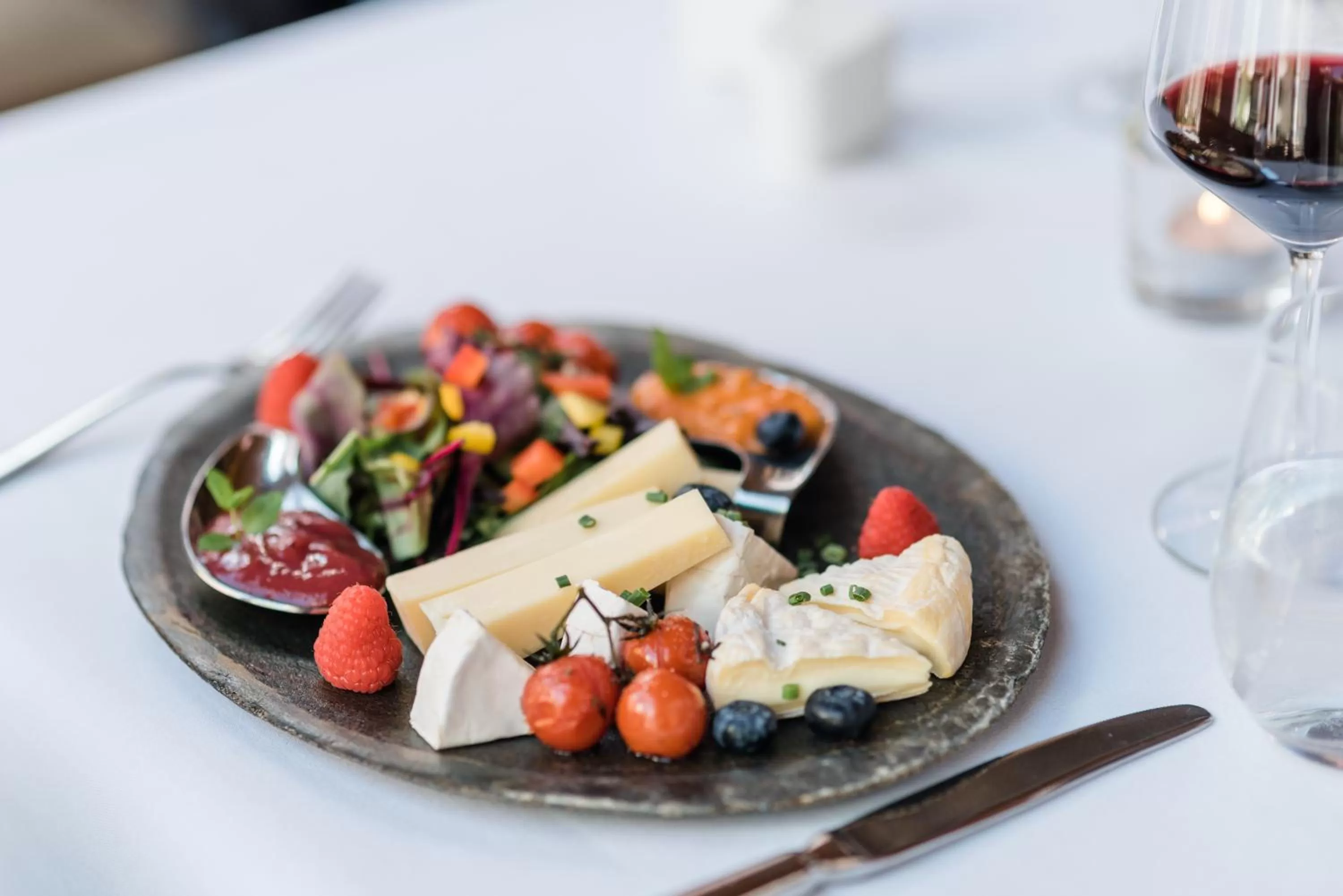 Food close-up in Romantik Hotel Scheelehof Stralsund