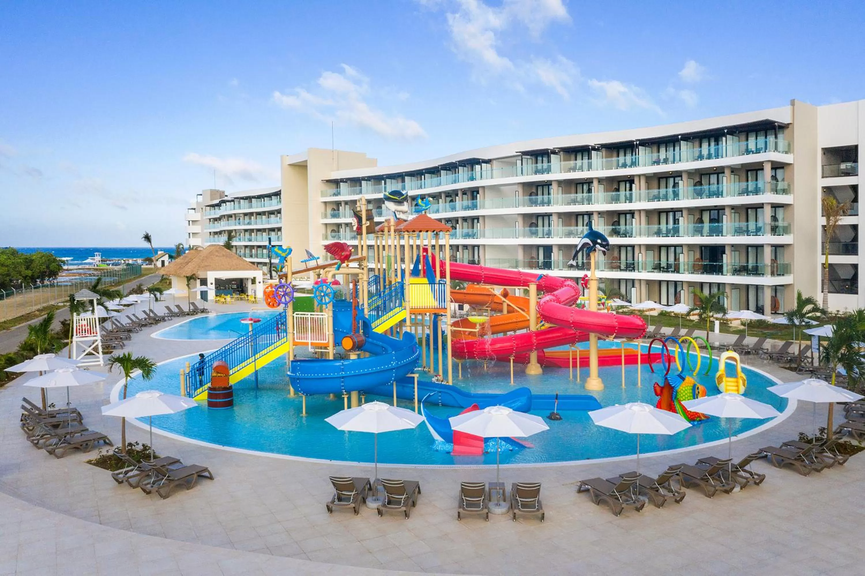 Aqua park in Ocean Coral Spring Resort - All Inclusive