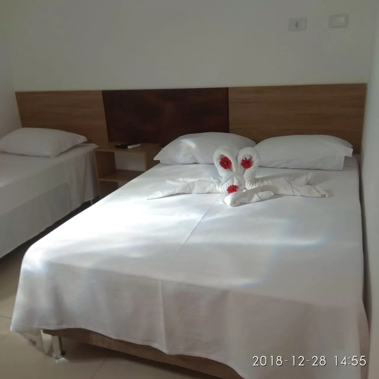 Bed in Pousada Viva Maragogi