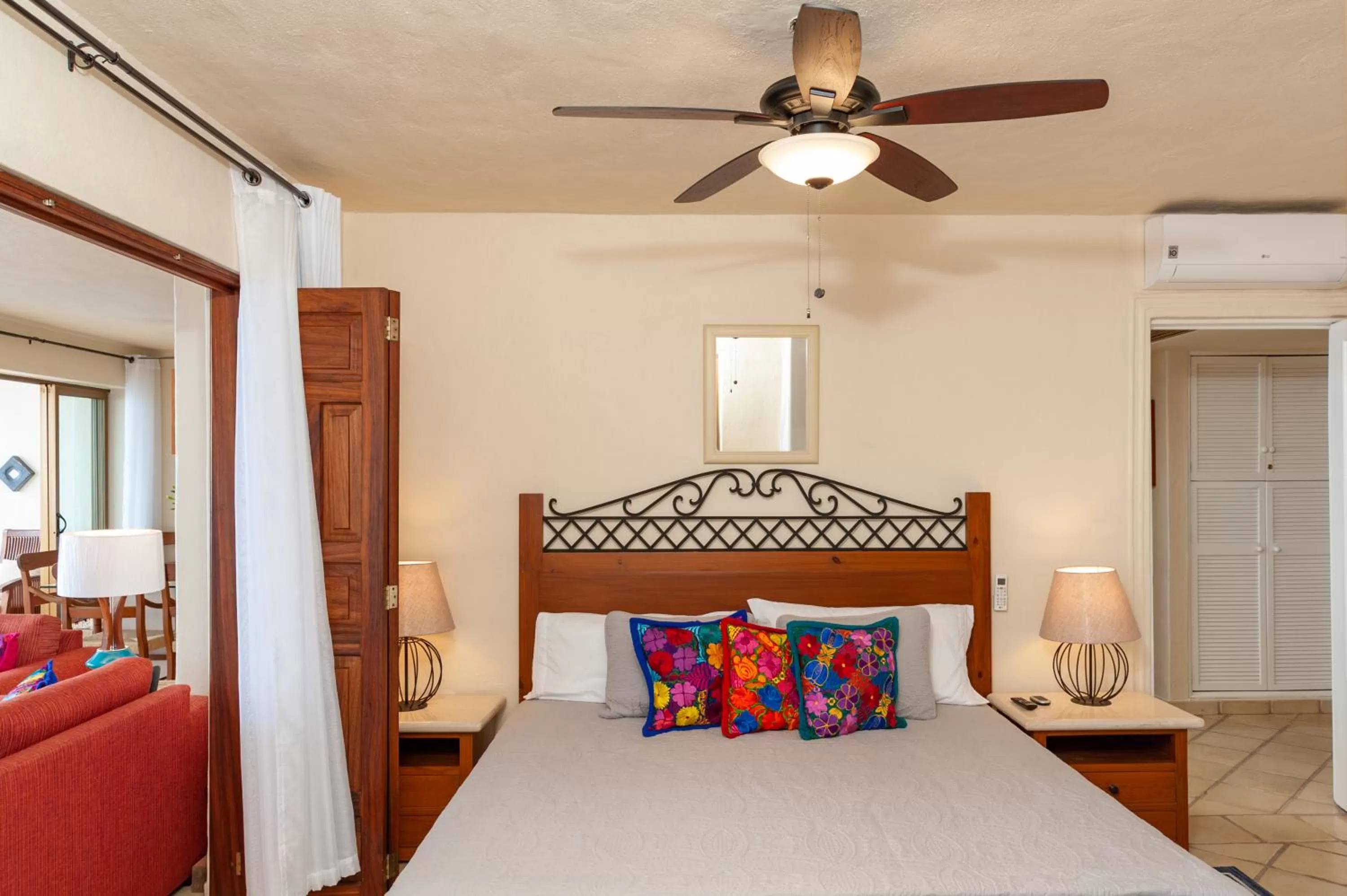 Bedroom, Bed in Casa Natalia, Playa Esmeralda