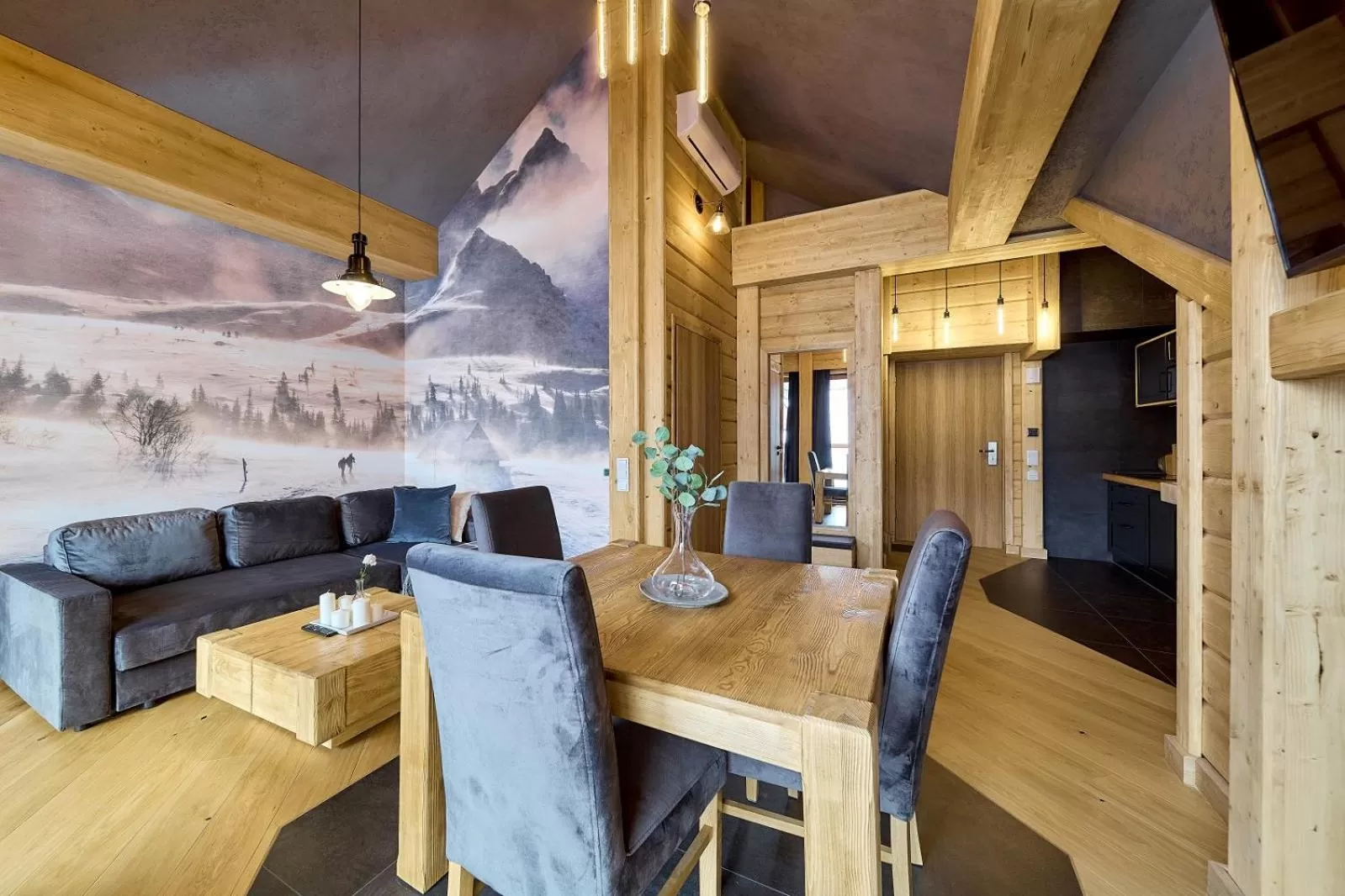 Living room in Aparthotel Giewont