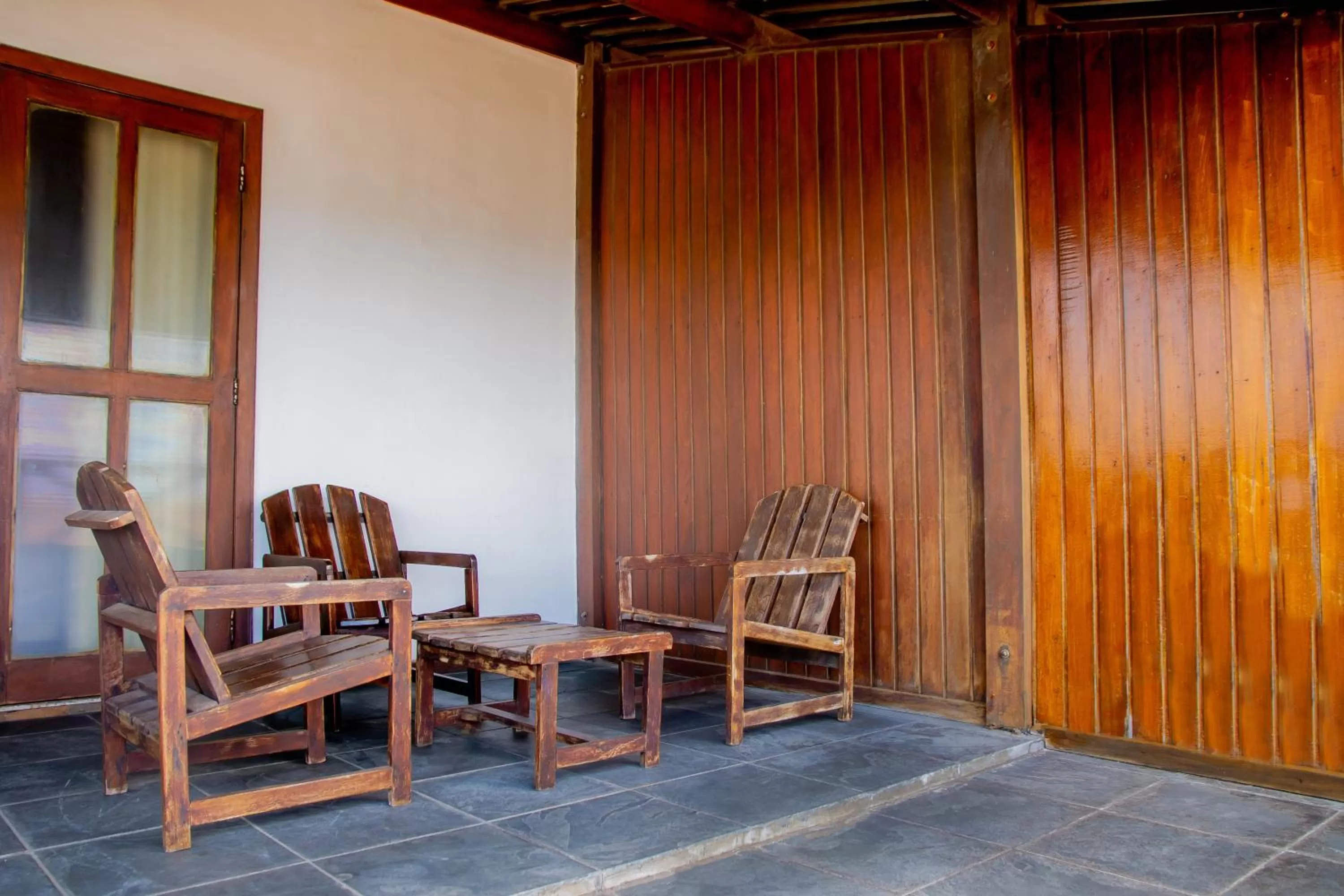 Patio in La Belle Beach Hotel