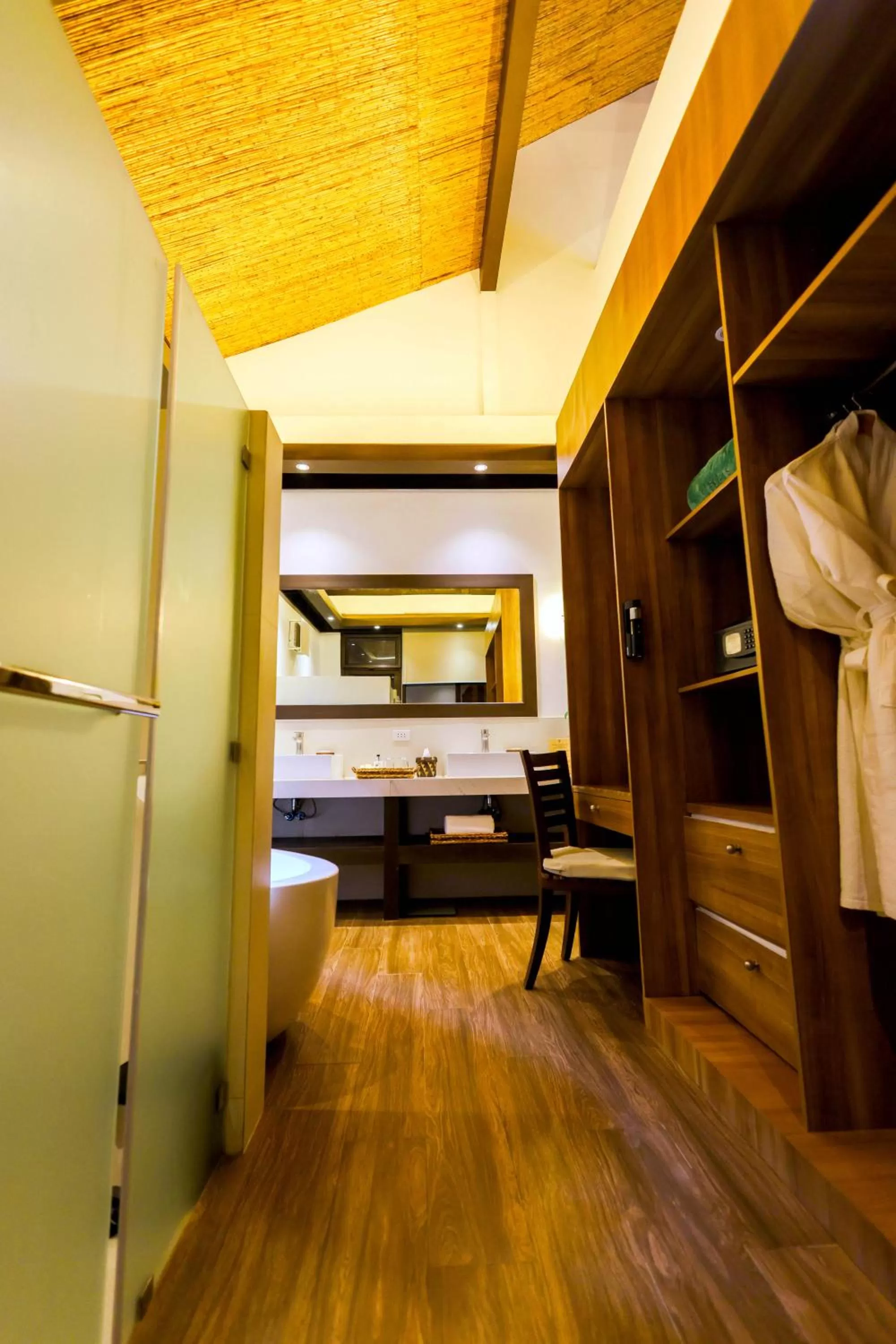 Bathroom, Bed in Lihim Resorts