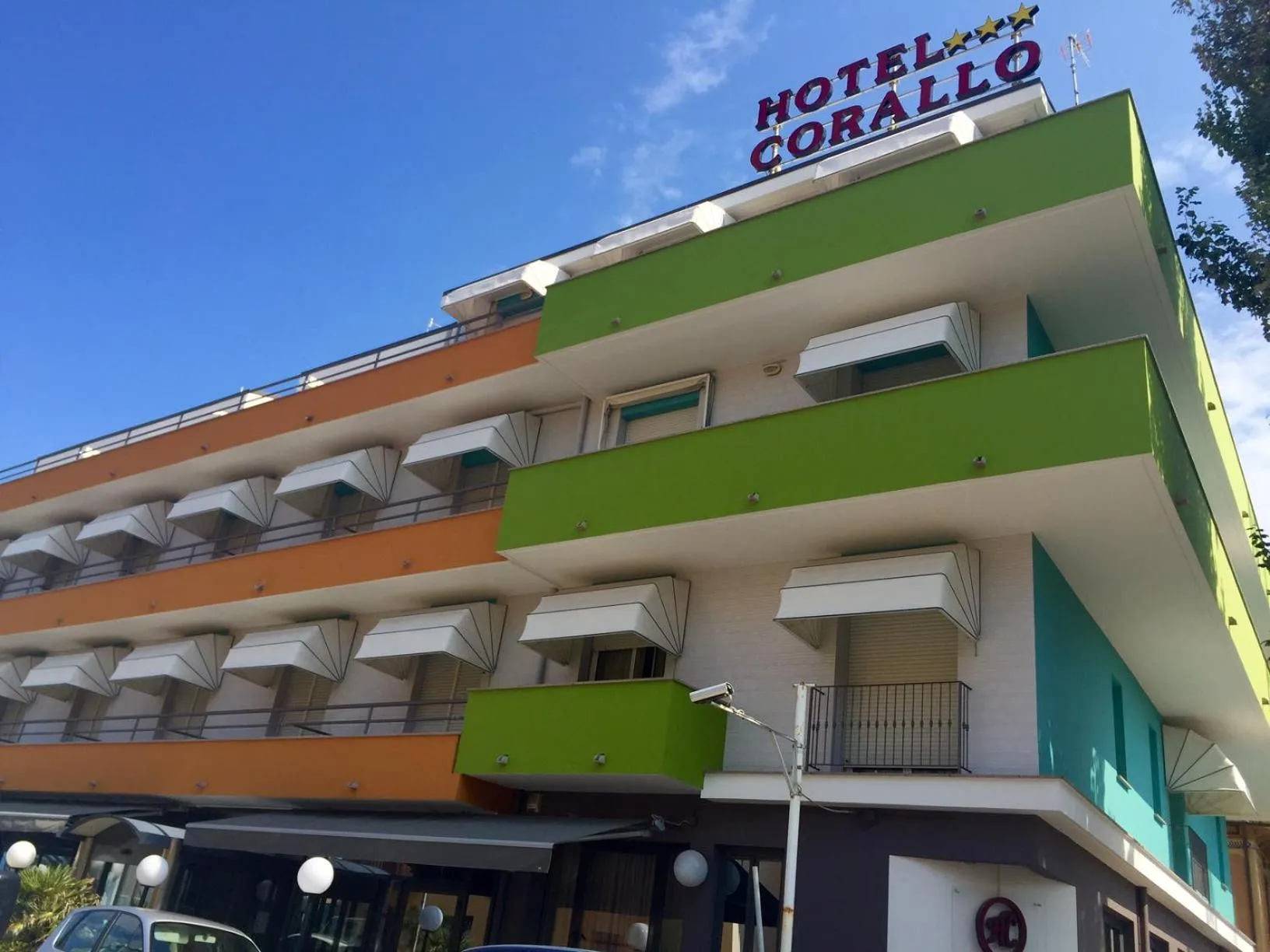 Facade/entrance in Hotel Corallo