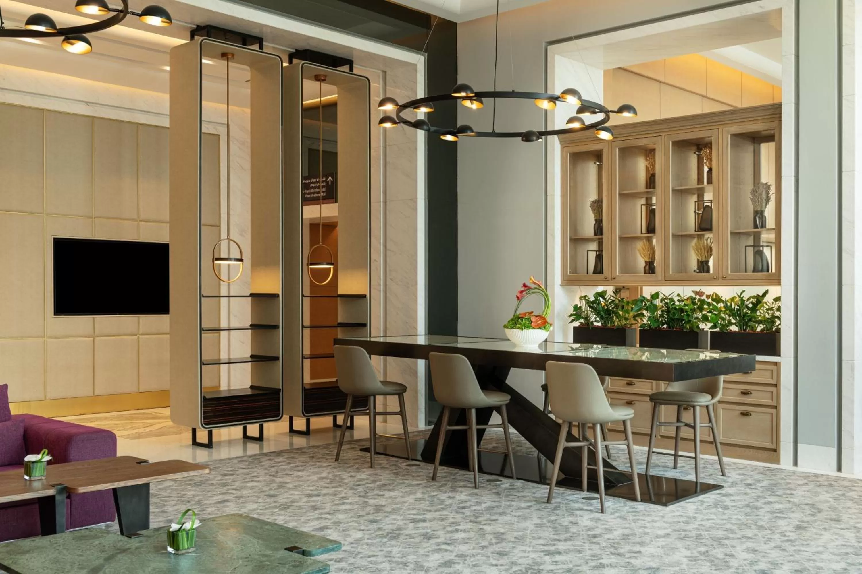 Lobby or reception in Le Royal Méridien Place Vendôme Lusail