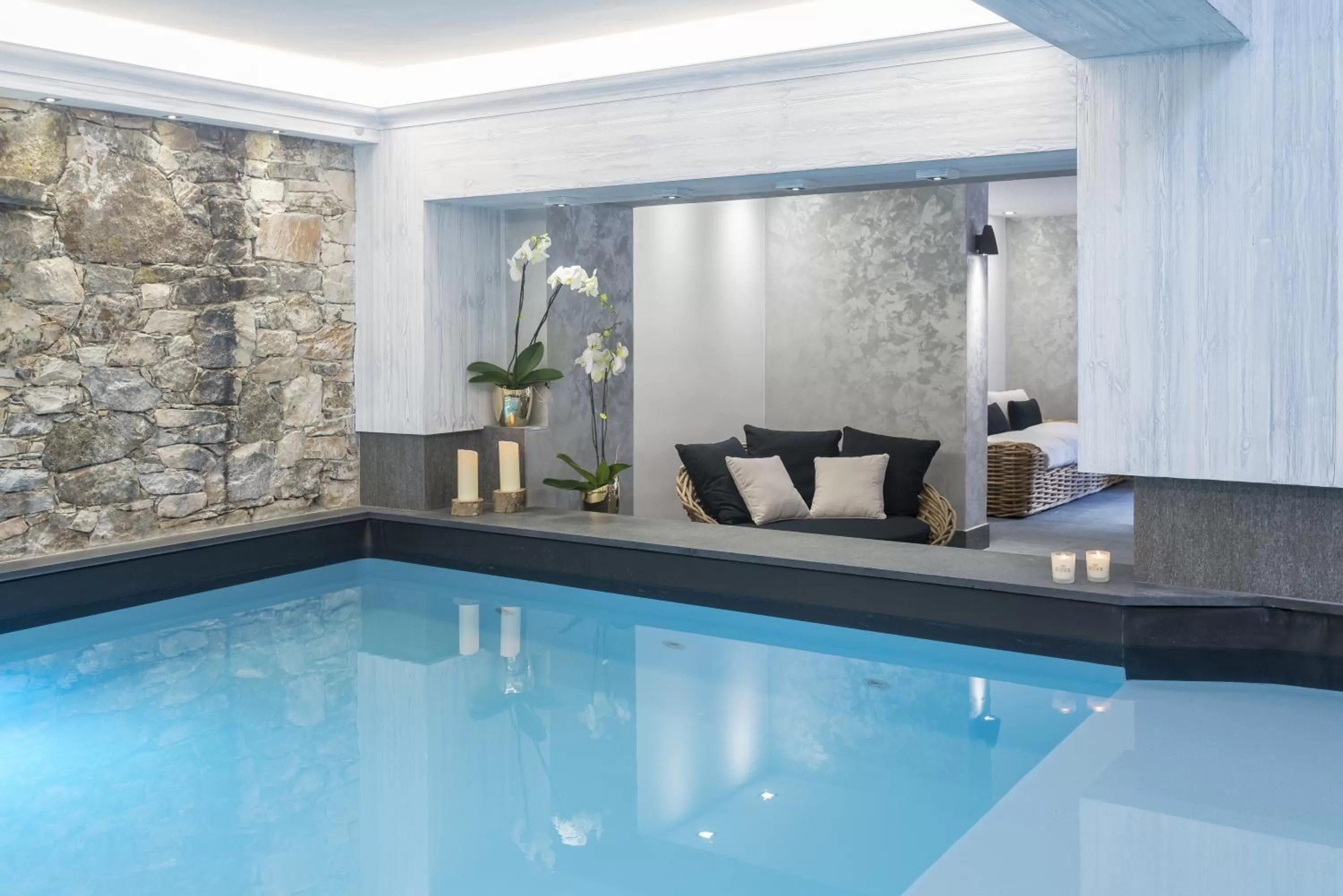 Swimming pool in Hotel La Chaudanne