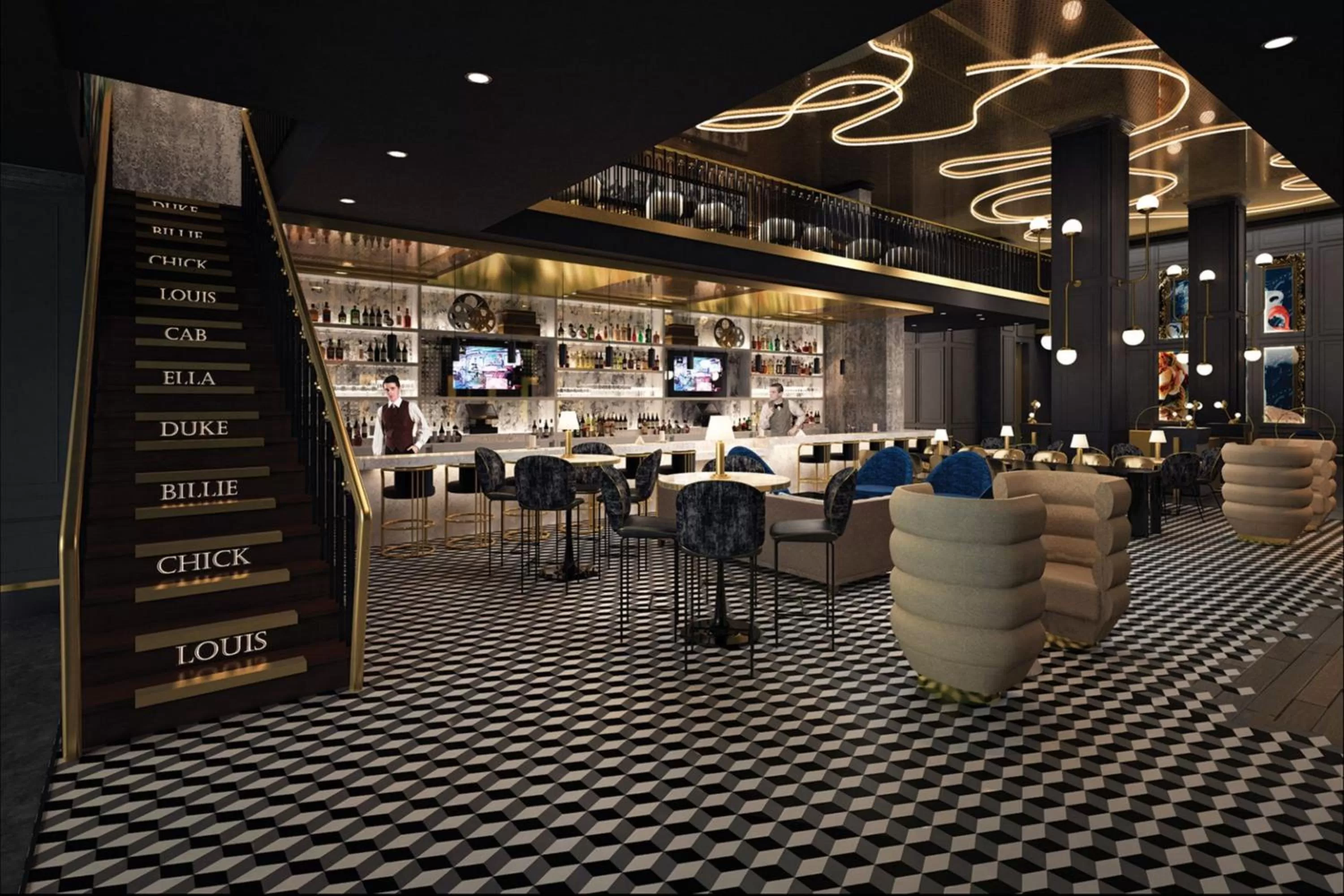 Lounge or bar in Renaissance New York Harlem Hotel