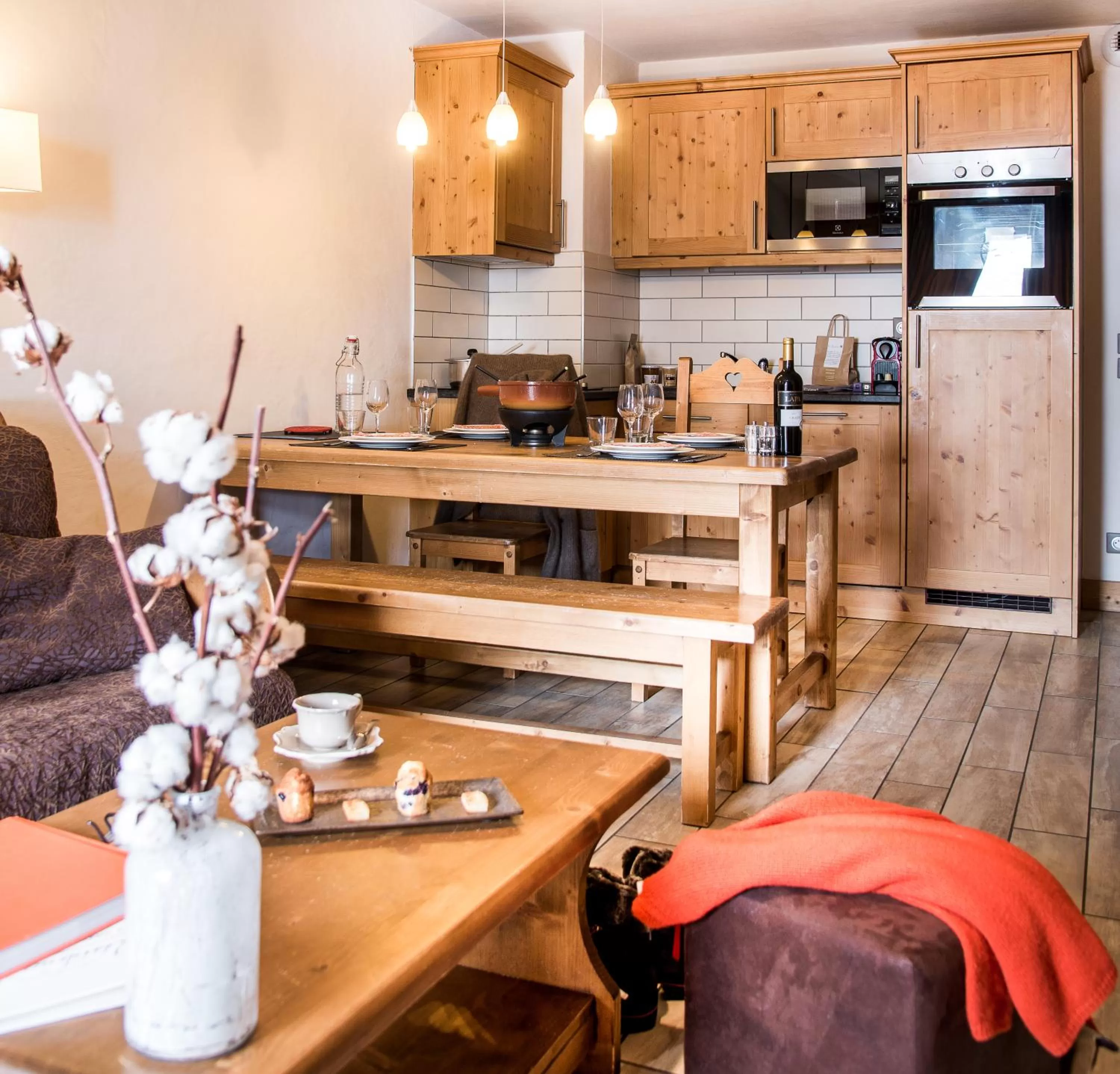 Kitchen or kitchenette in Résidence - Les Grandes Alpes