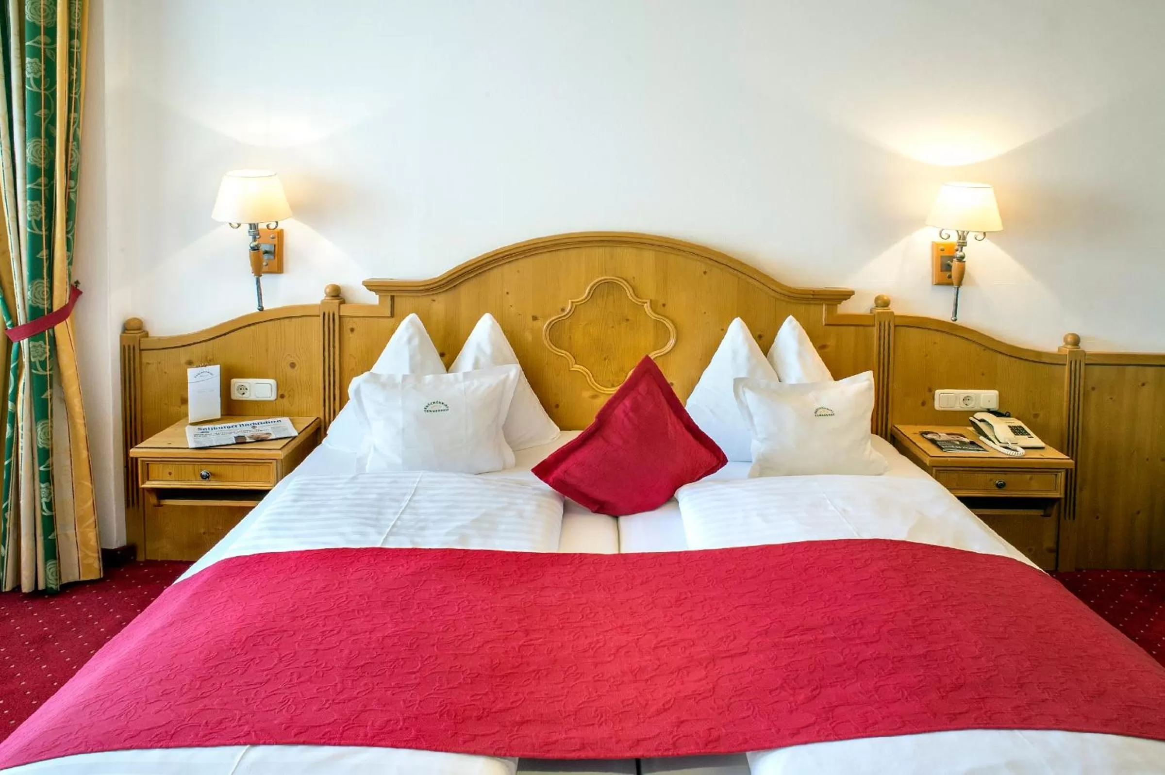 Bed in Hotel Brückenwirt