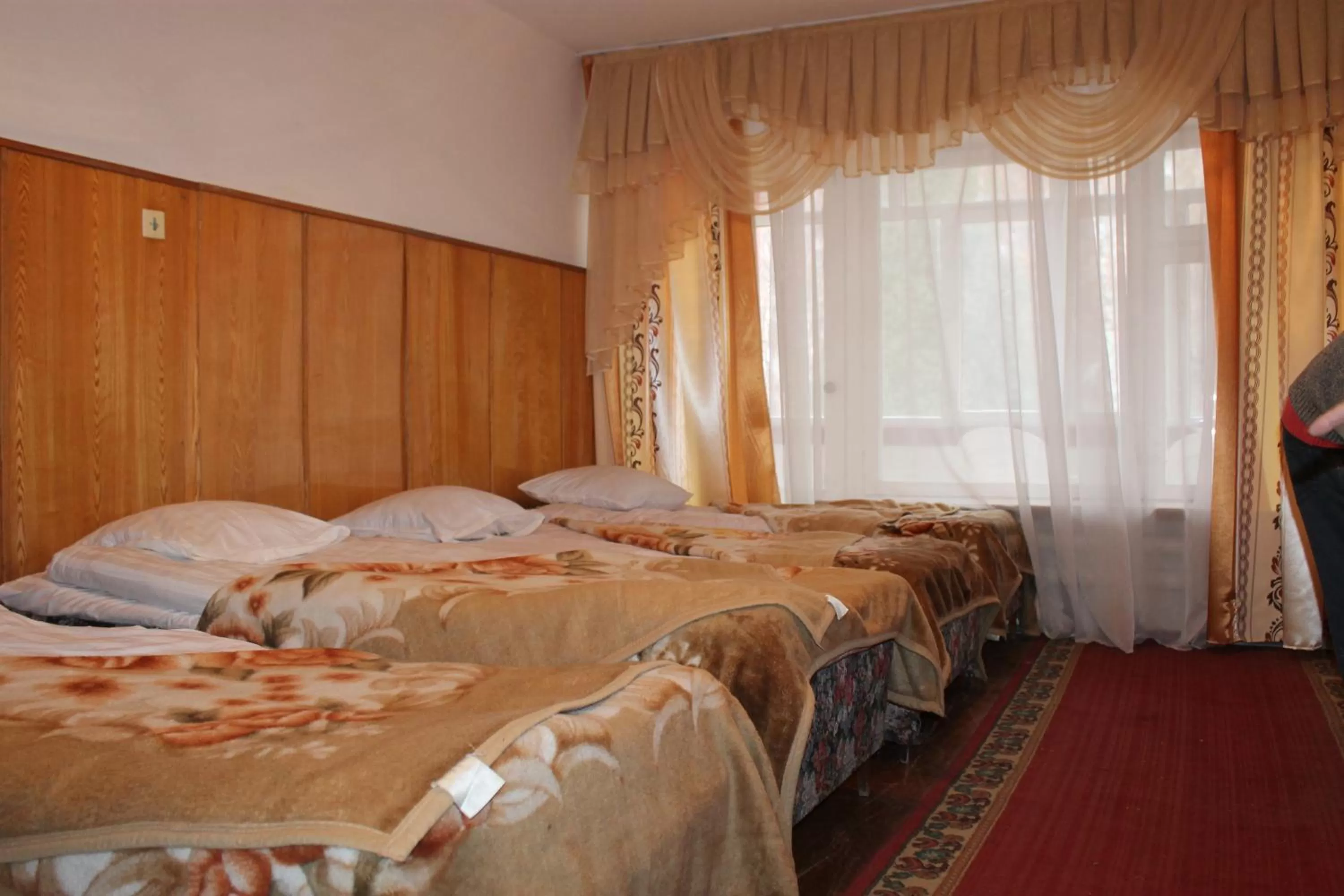 Bed in Otel Issyk-Kul Karakol