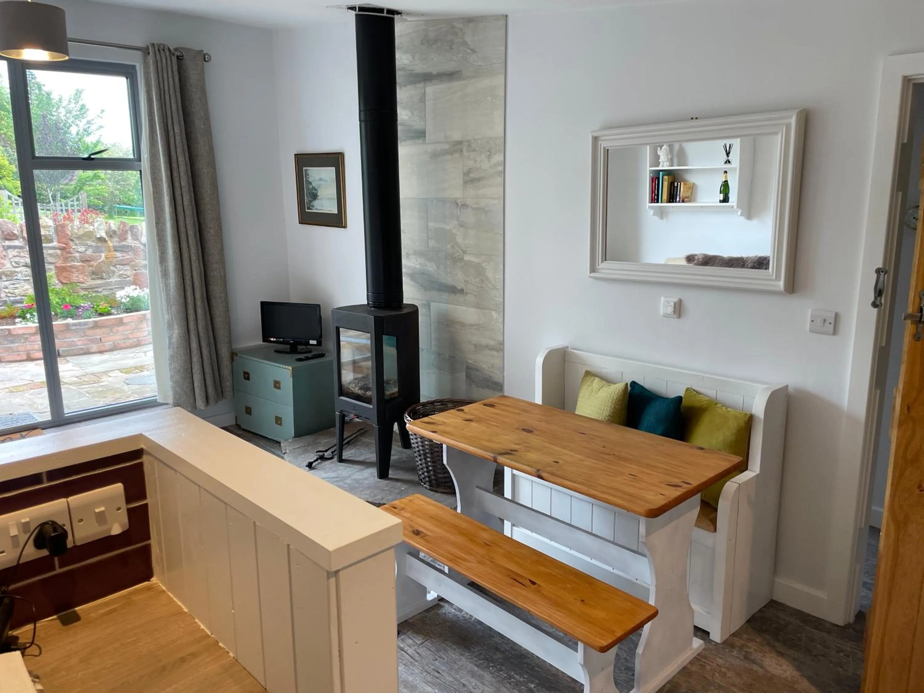 Dining area in Pine Tree Lodge, Bridgnorth