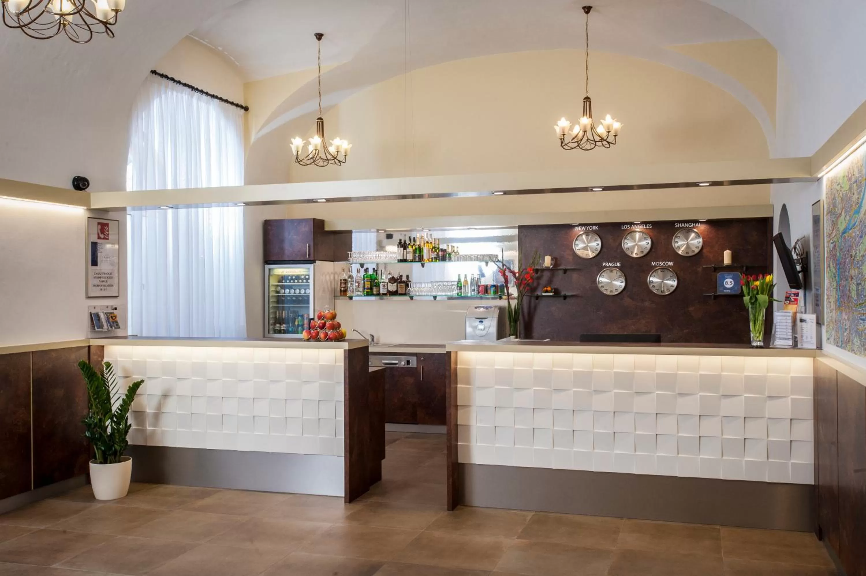 Lobby or reception in Hotel Petr