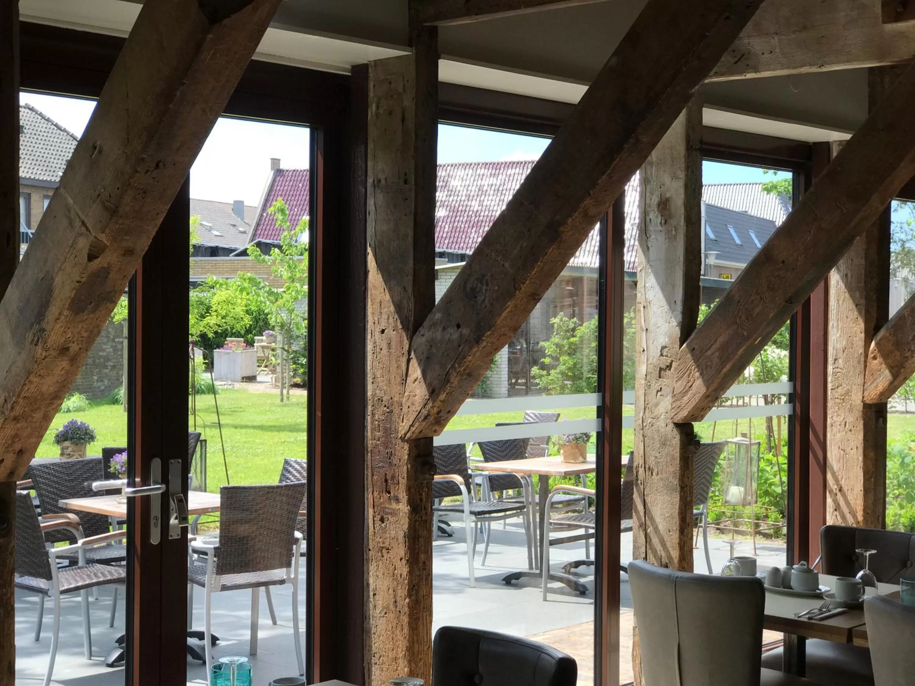 Garden view, Restaurant/Places to Eat in Hotel Lemmer