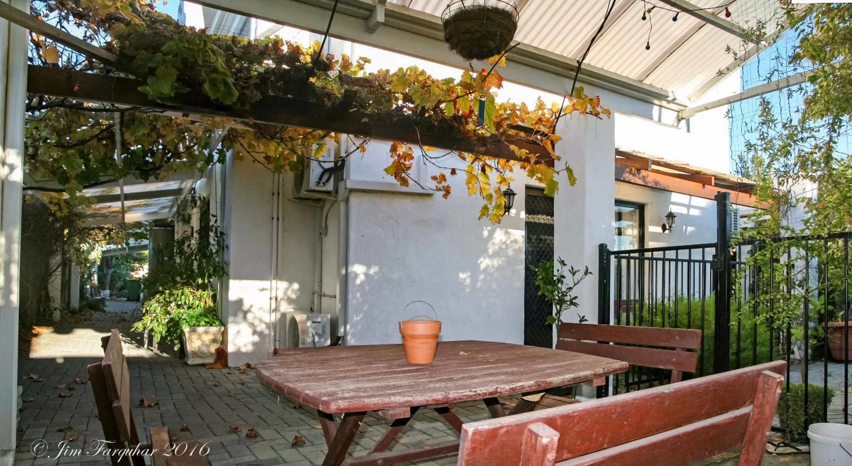 Patio in Aarn House B&B Airport Accommodation