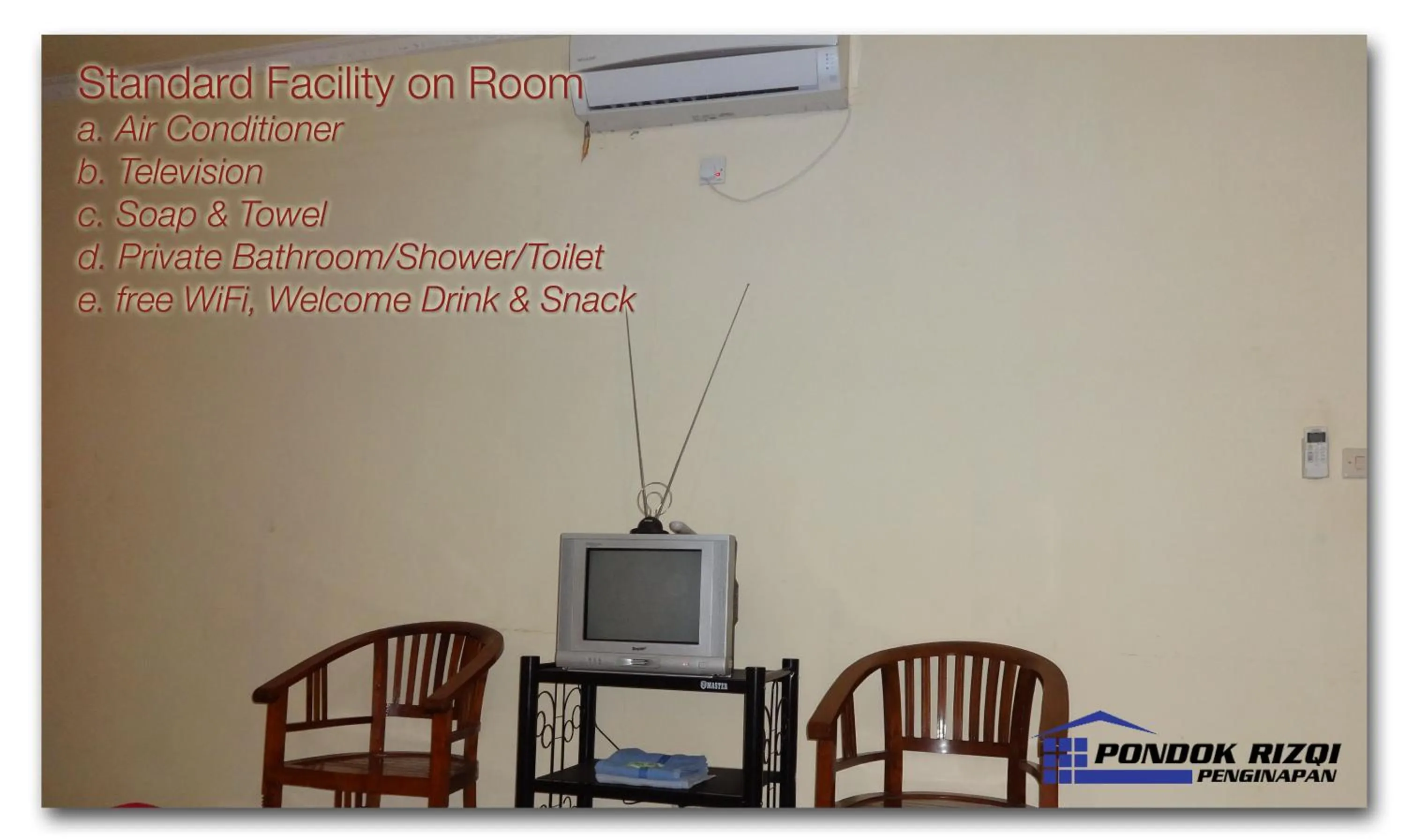 TV and multimedia in Penginapan Pondok Rizqi Syariah