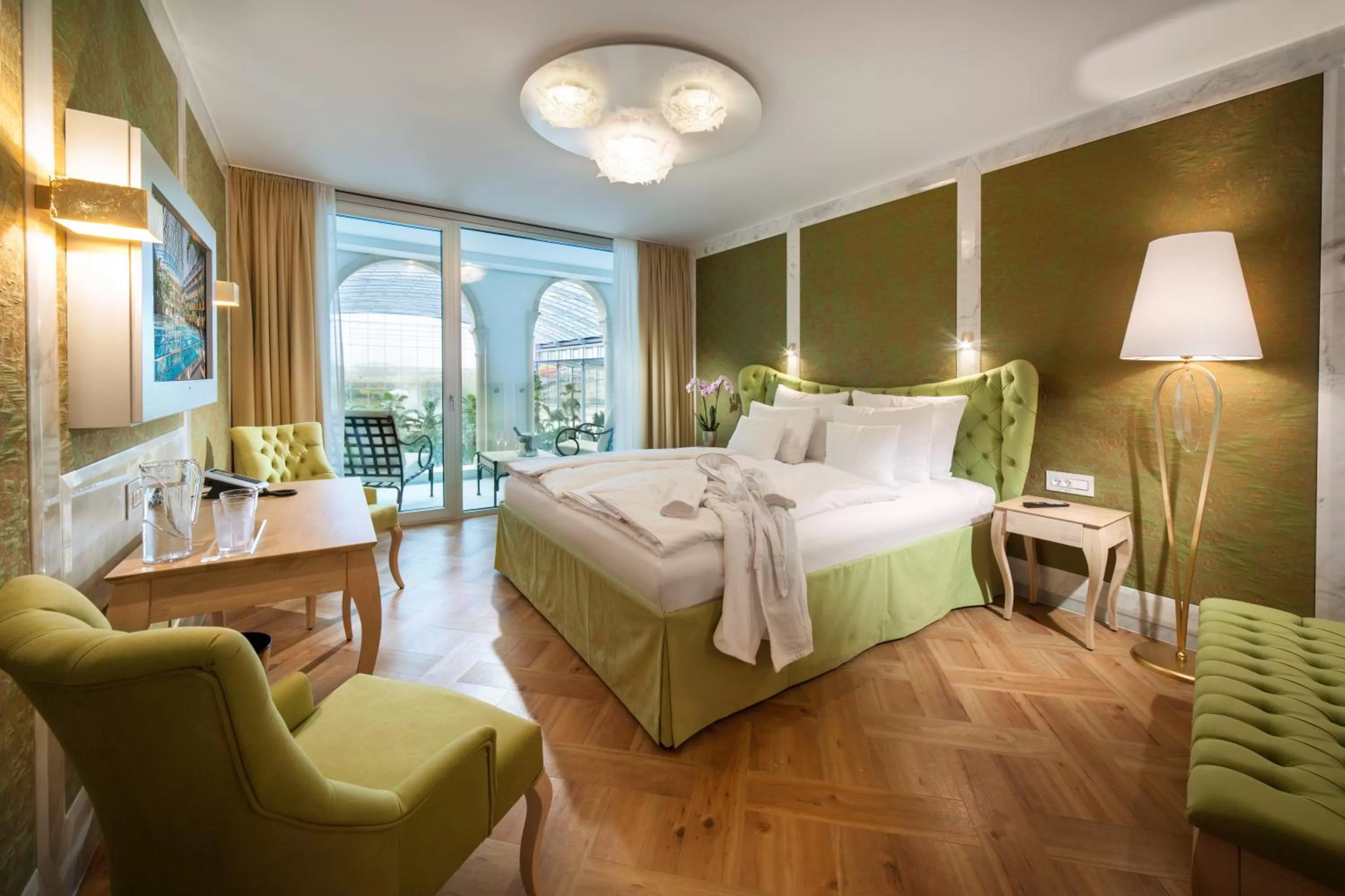 Photo of the whole room, Bed in Hotel Victory Therme Erding
