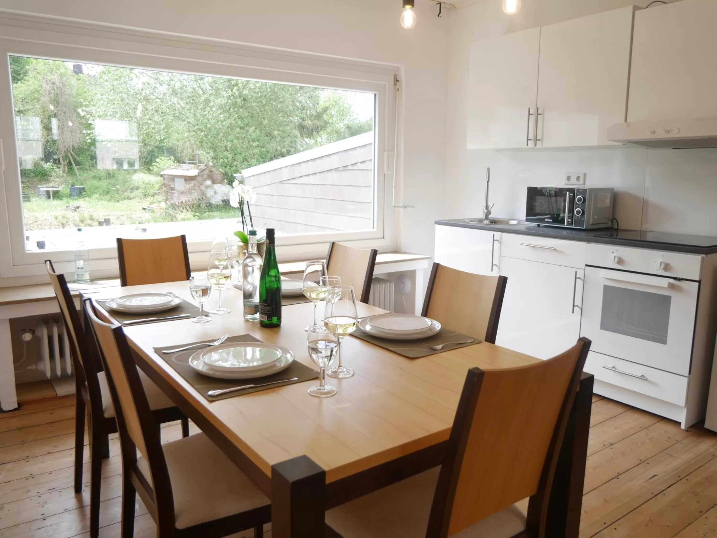 Kitchen or kitchenette, Dining Area in Pension Helma