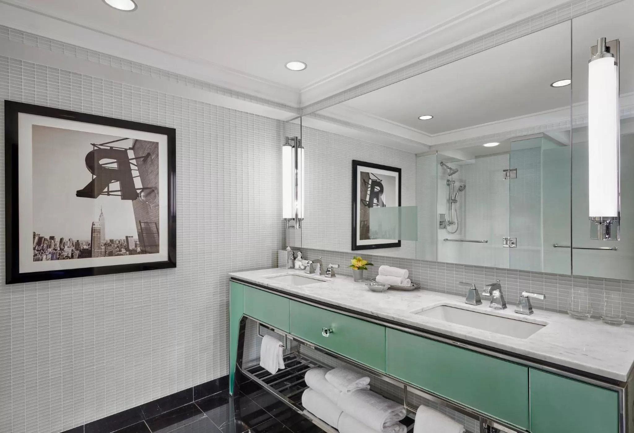 Bathroom in Loews Regency New York Hotel