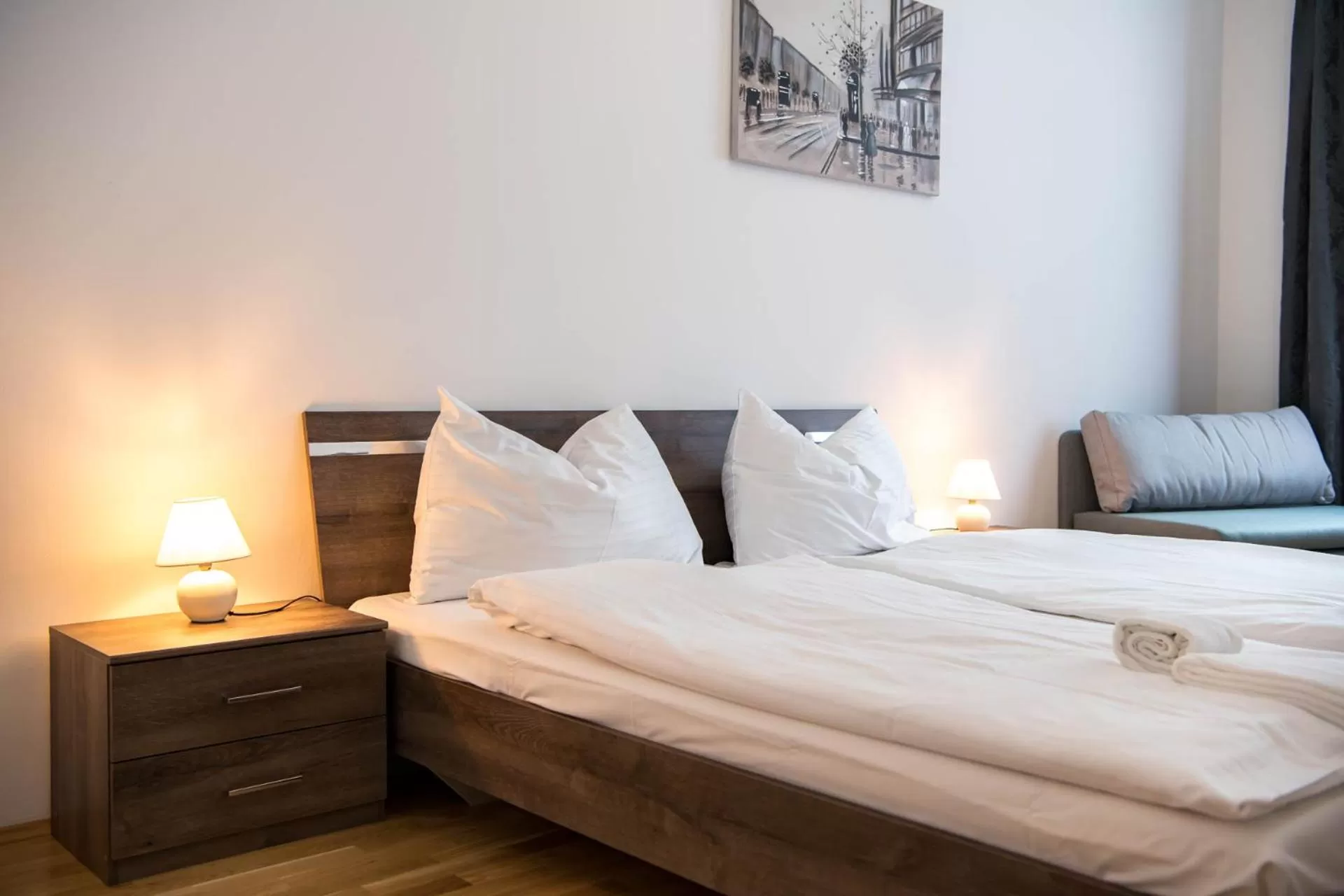 Bed in Minihotel Graz Apartments