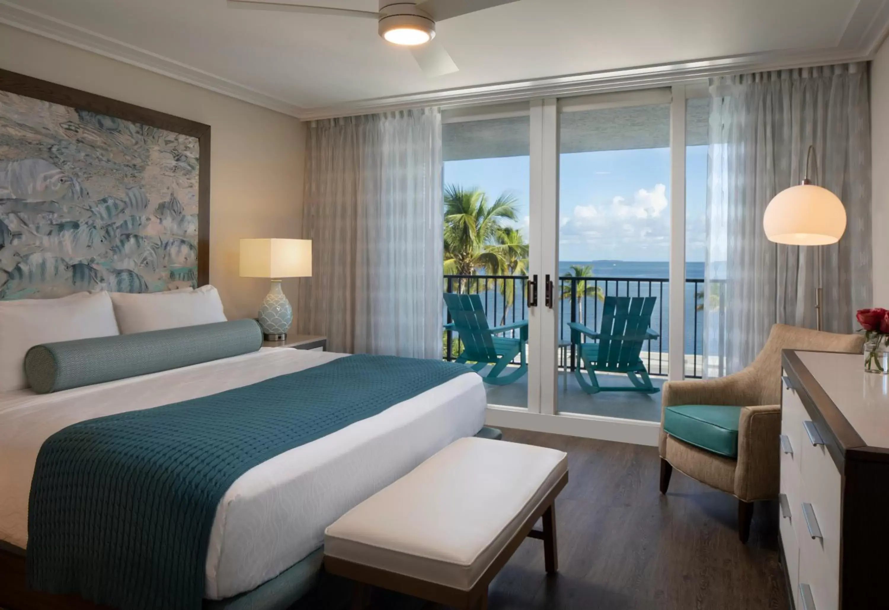 One-Bedroom King Suite with Ocean View - Accessible/ Roll In Shower in The Laureate Key West One-Bedroom King Suite with Ocean View - Accessible/ Roll In Shower in The Laureate Key West
