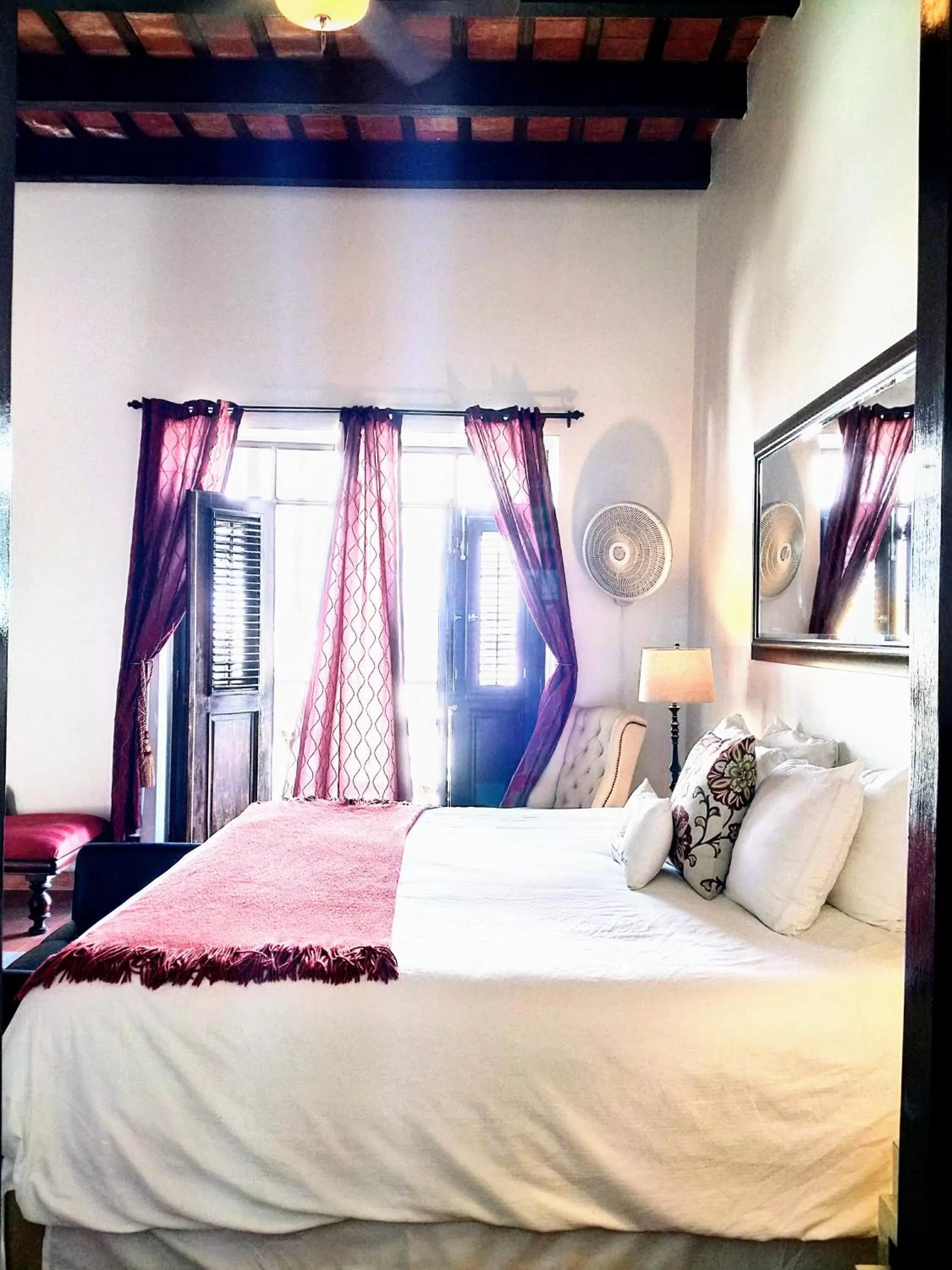 Bed in La Terraza de San Juan