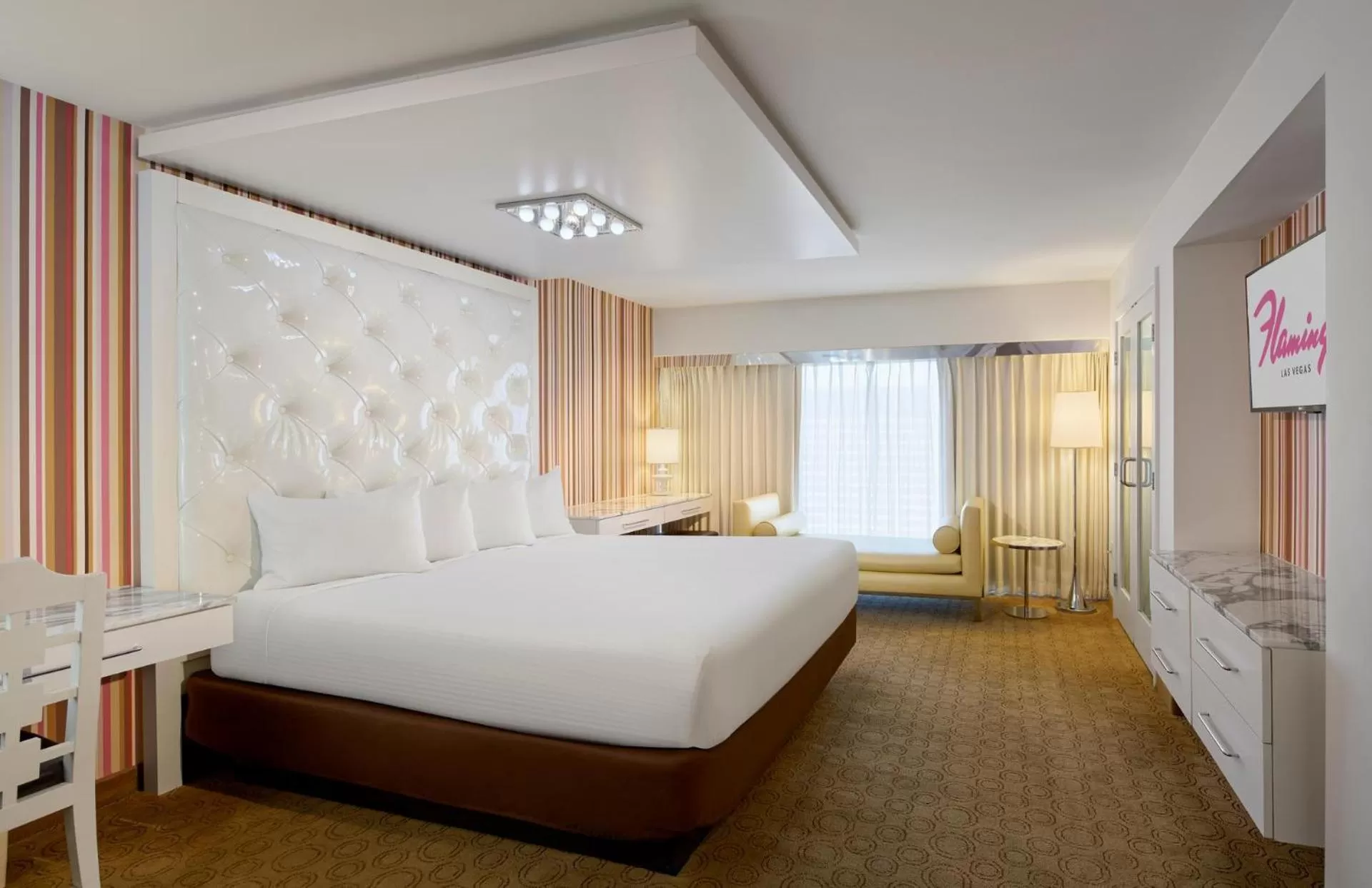 Bedroom, Bed in Flamingo Las Vegas Hotel & Casino