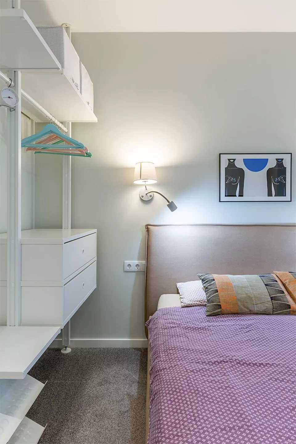 Bed in Art & Comfort Rooms