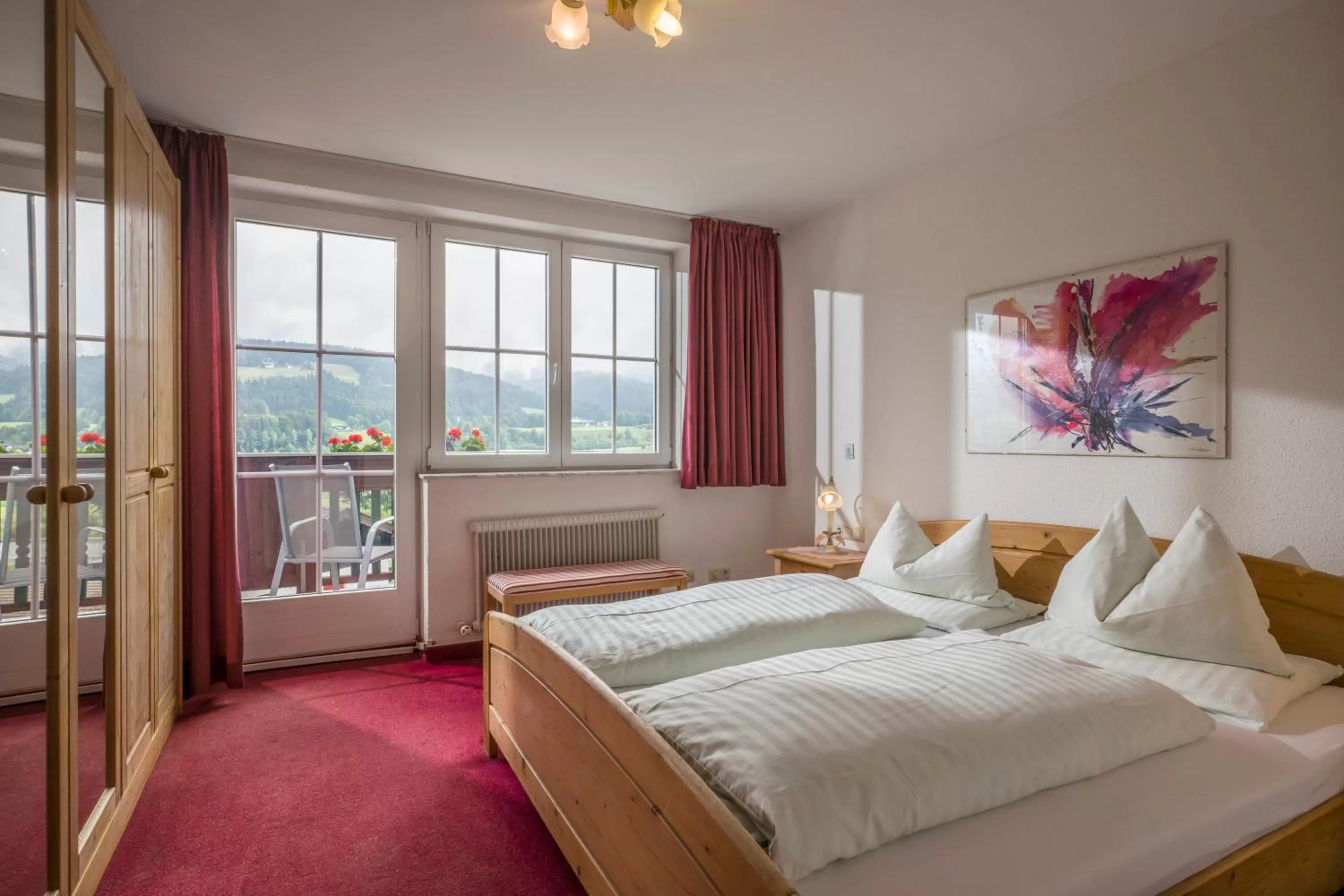 Bed in Apparthotel Tom Sojer