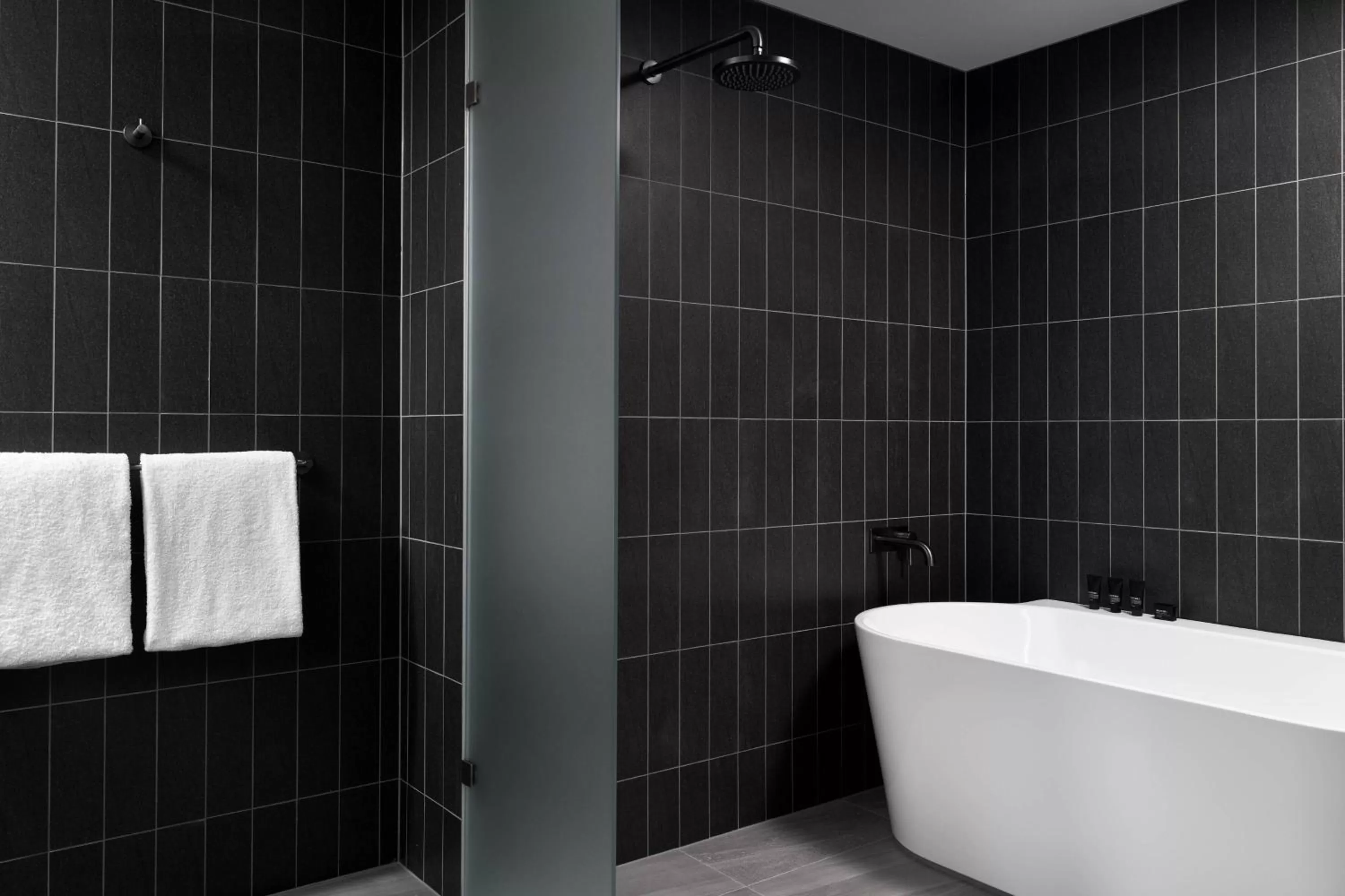 Bathroom in Midnight Hotel, Autograph Collection