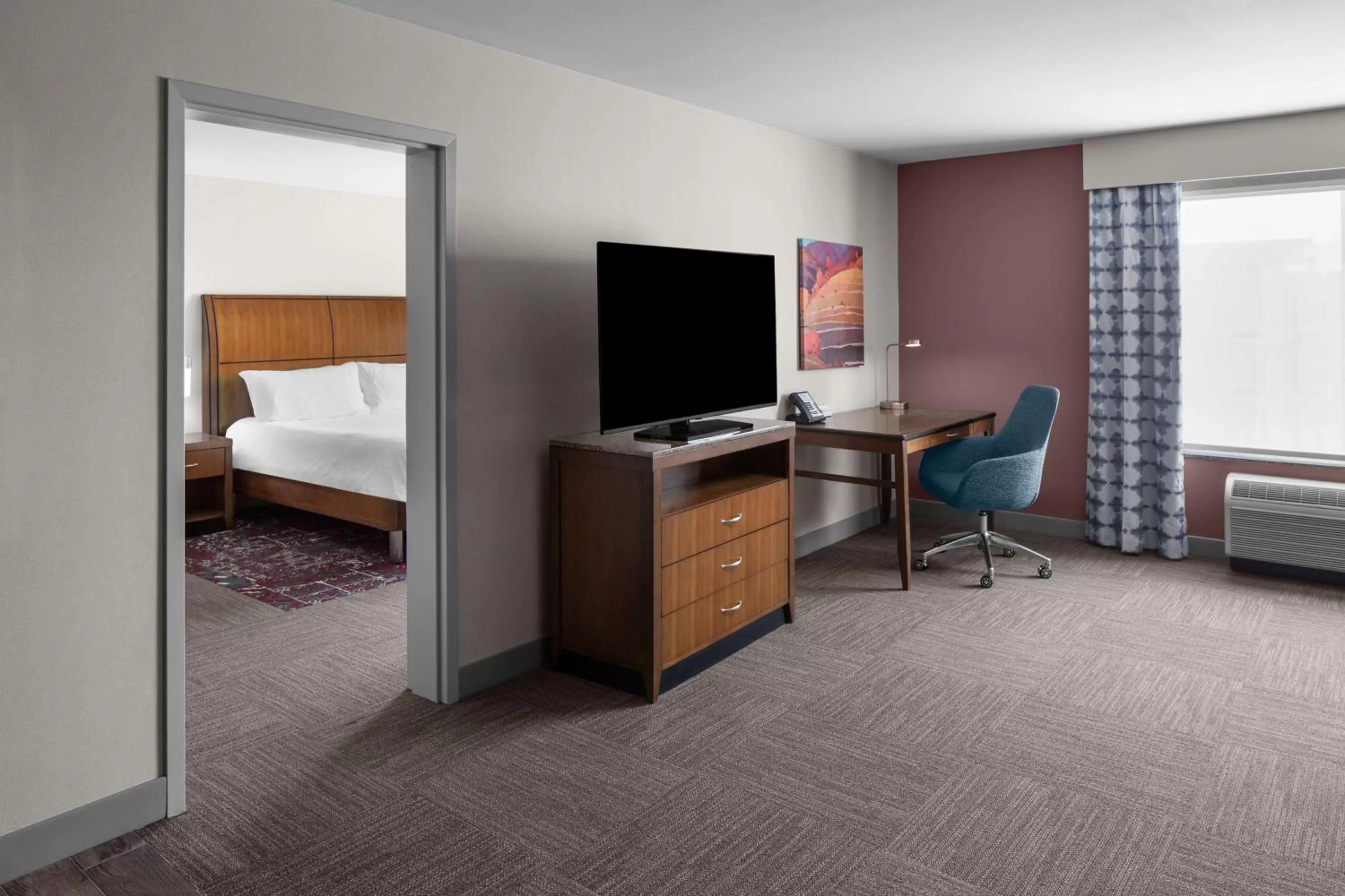 Bedroom, Bed in Hilton Garden Inn - Salt Lake City Airport