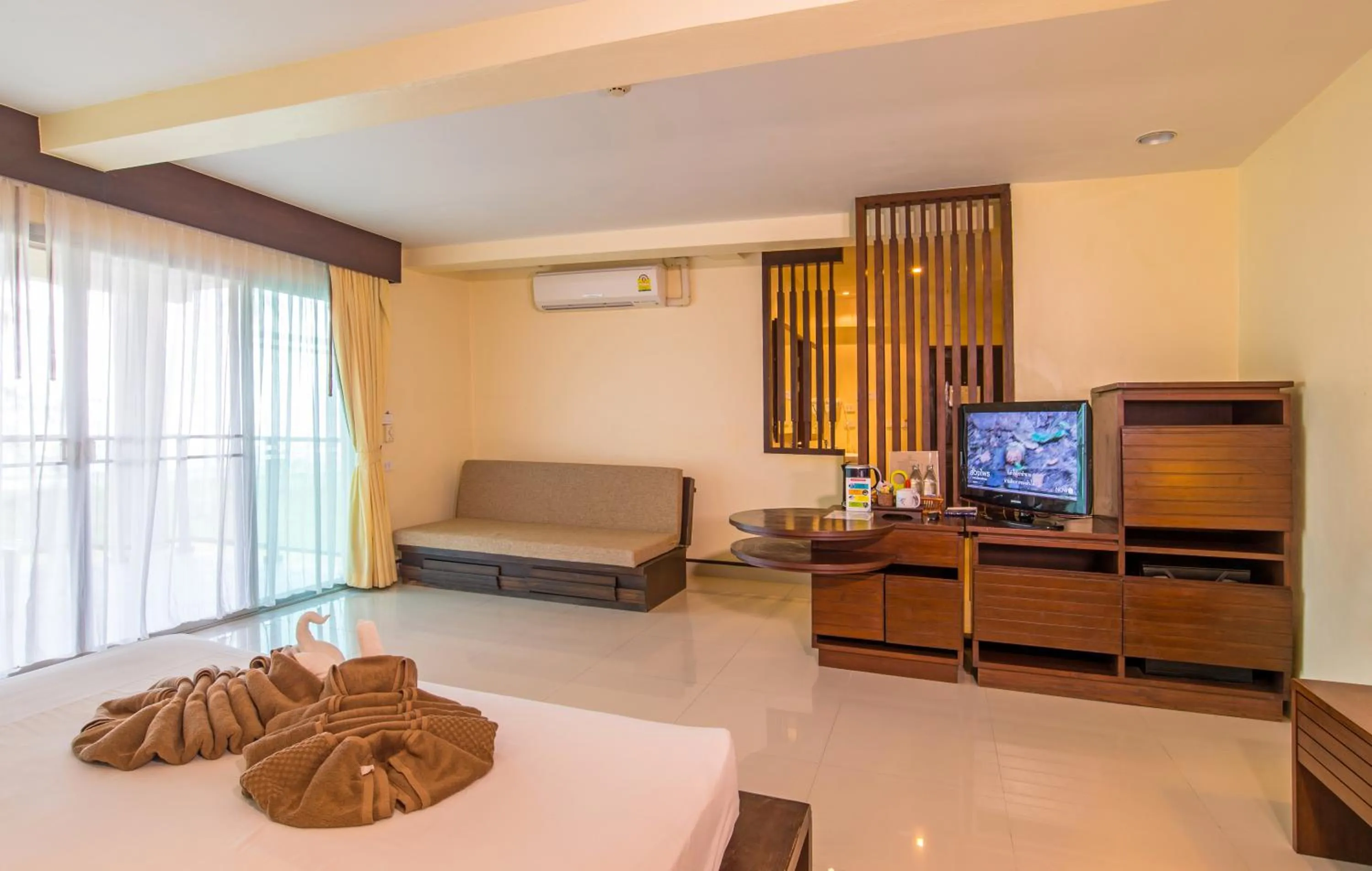 Beach Front Double Room with Bathtub in LANTA PURA beach resort-SHA extra plus