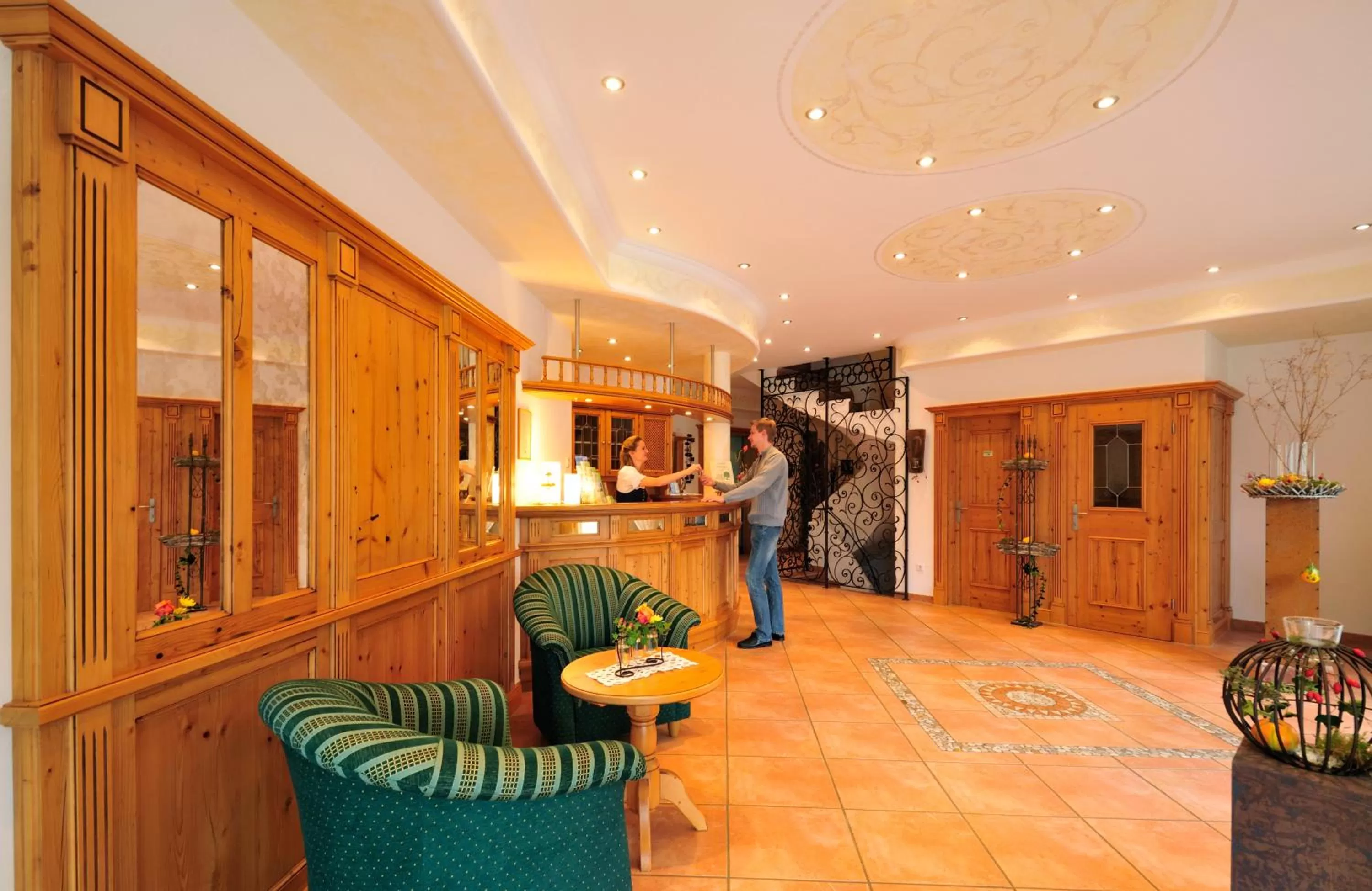 Lobby or reception in Landhotel Grüner Baum