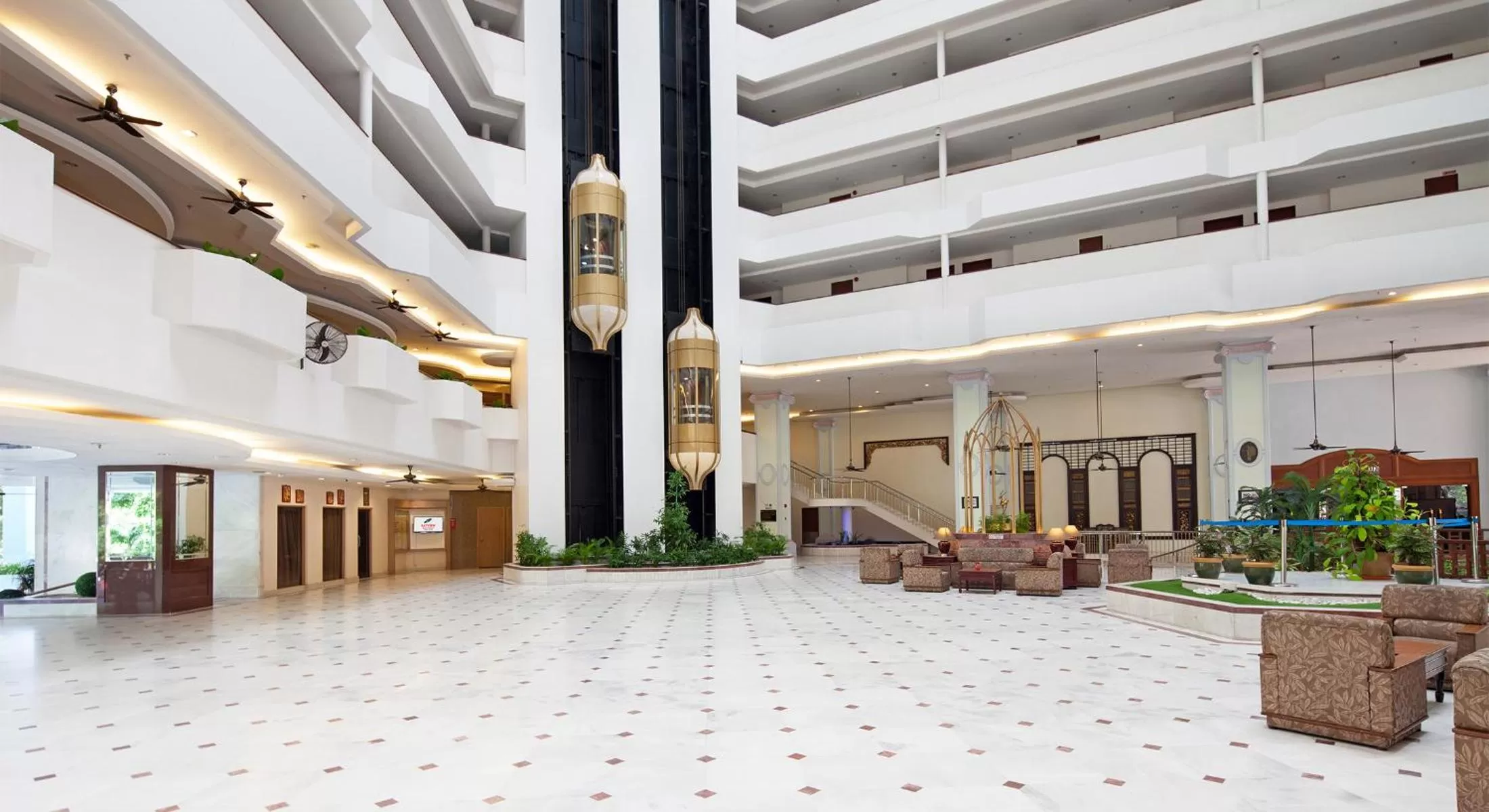 Lobby or reception in The Bayview Beach Resort