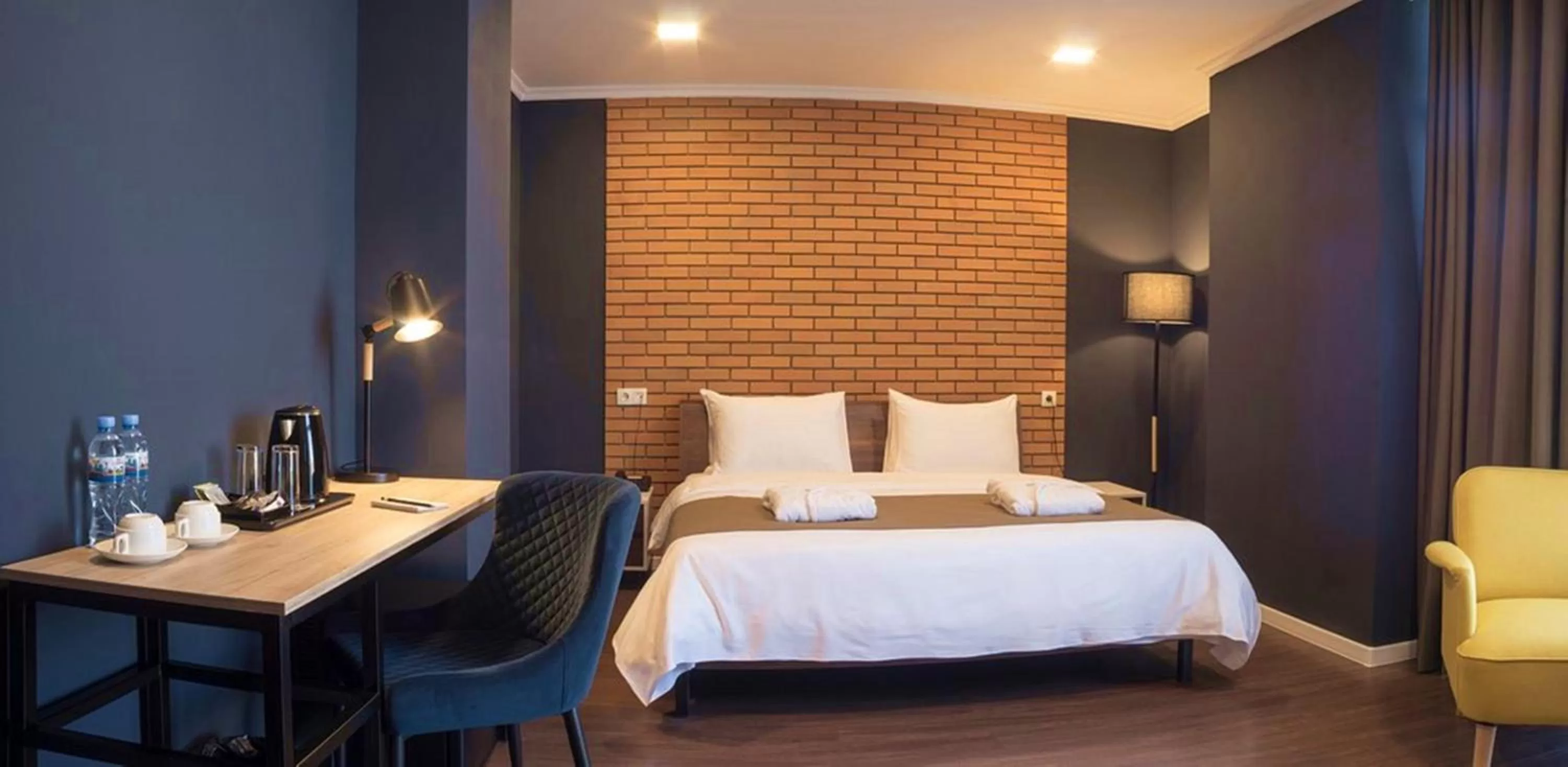 Bed in Bricks Hotel Tbilisi
