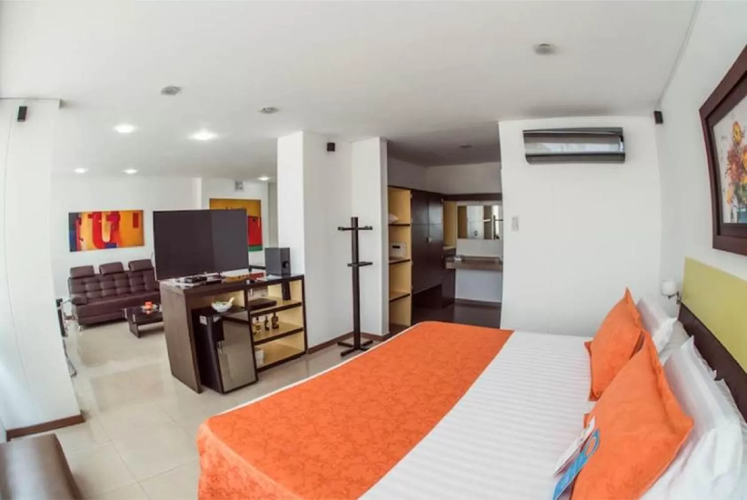 Bedroom, Bed in Hotel Chicamocha