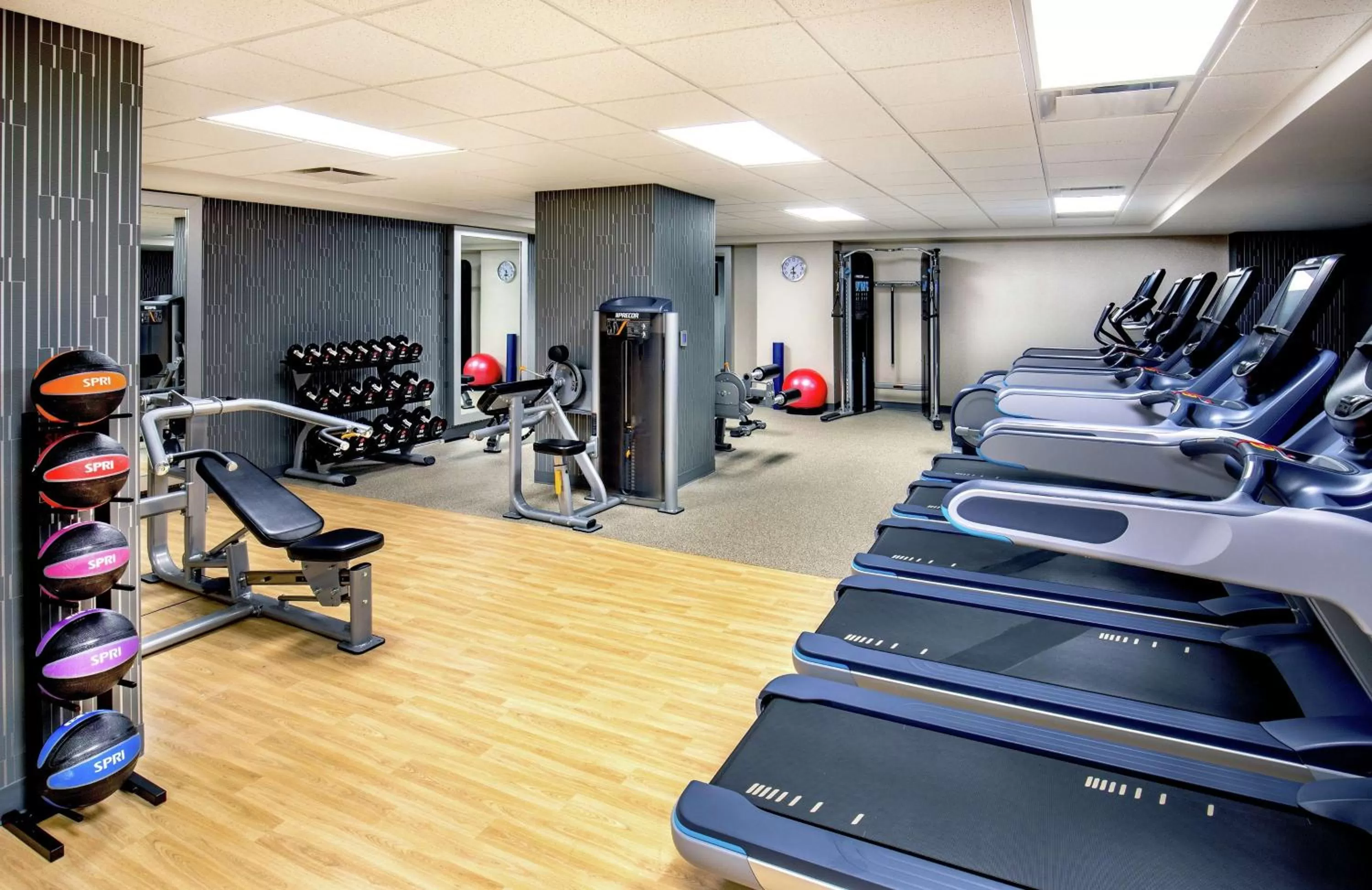 Fitness centre/facilities in Doubletree By Hilton Youngstown Downtown