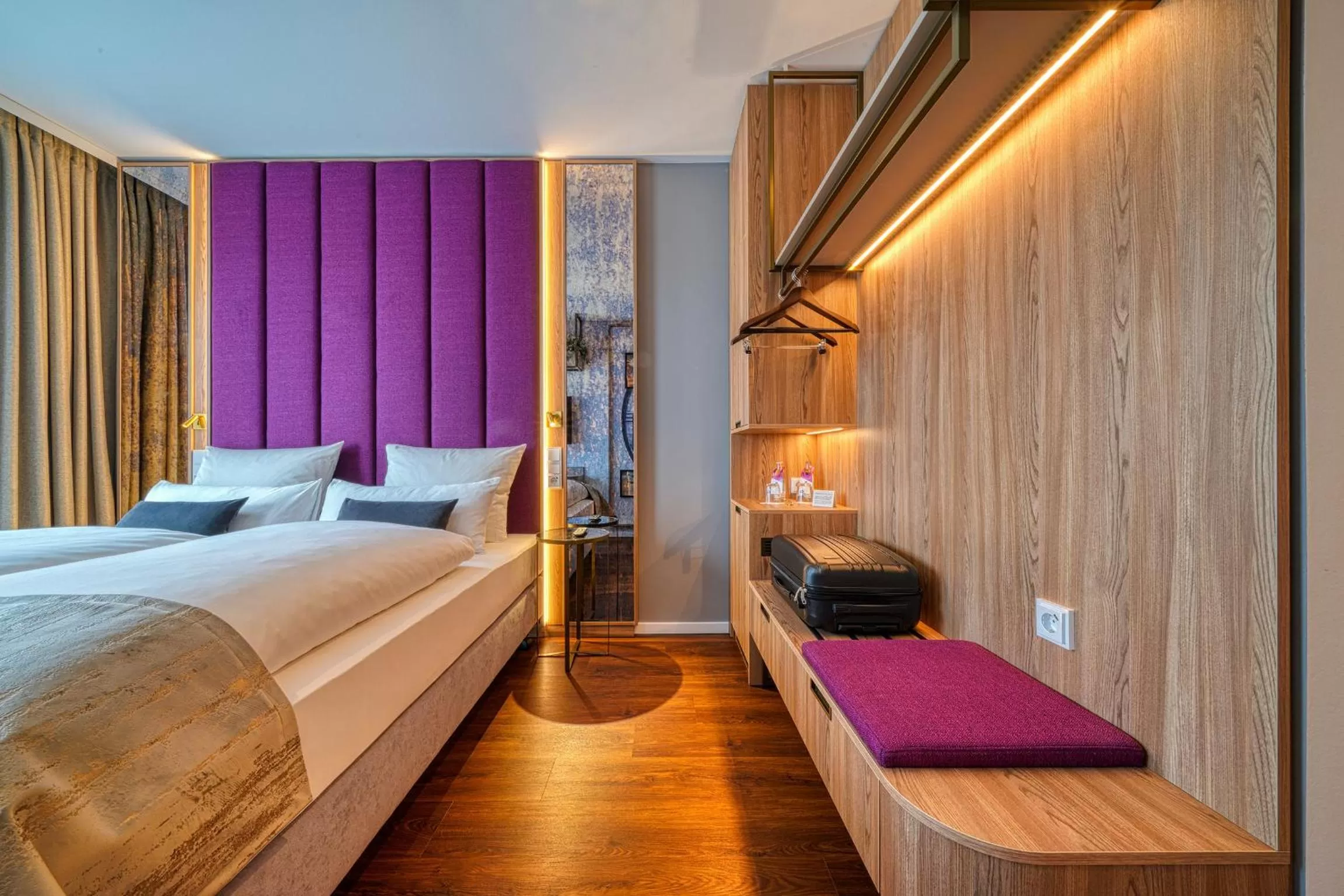 Bed in FourSide Hotel Ringsheim, Trademark Collection by Wyndham