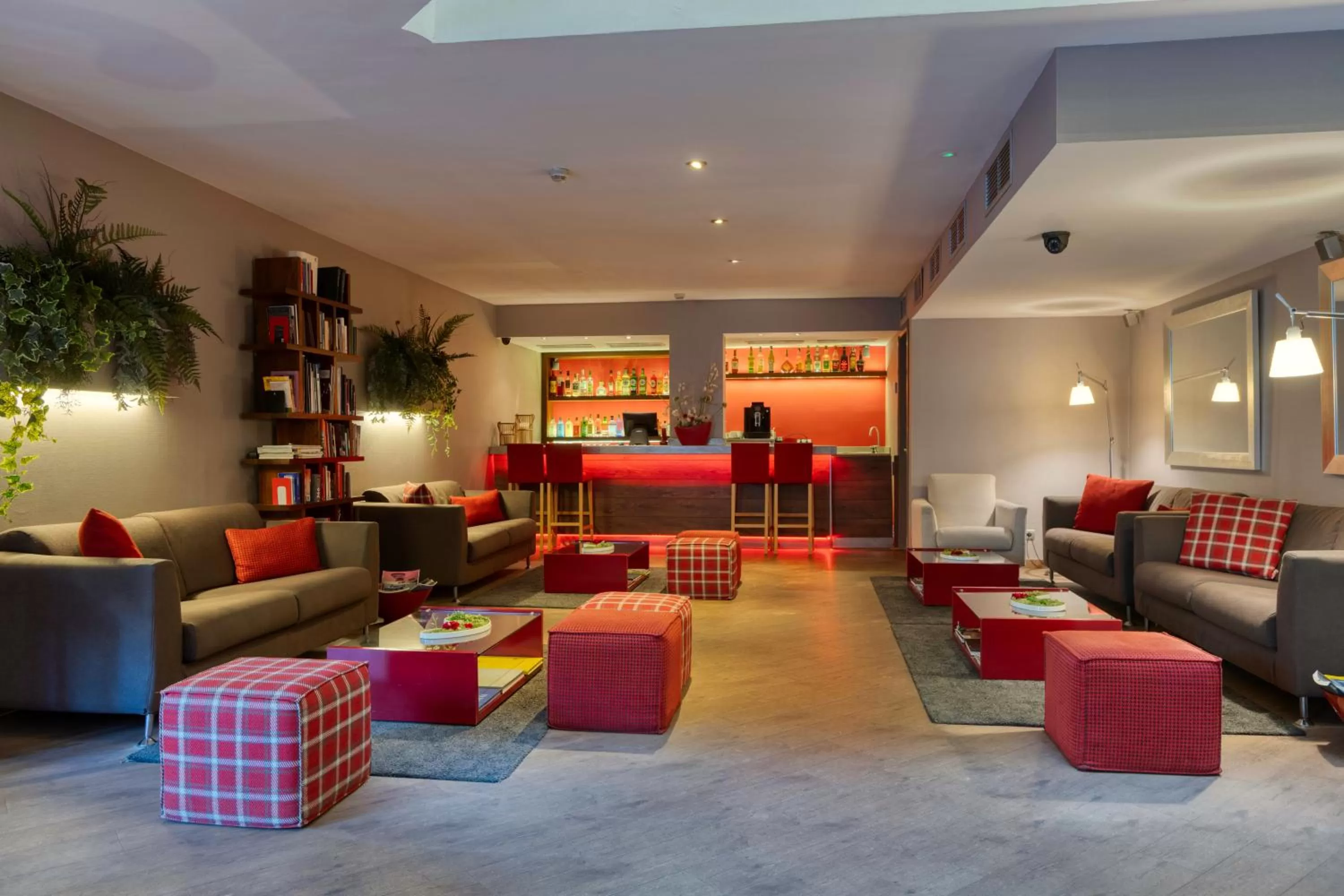 Lobby or reception in Hotel America Barcelona