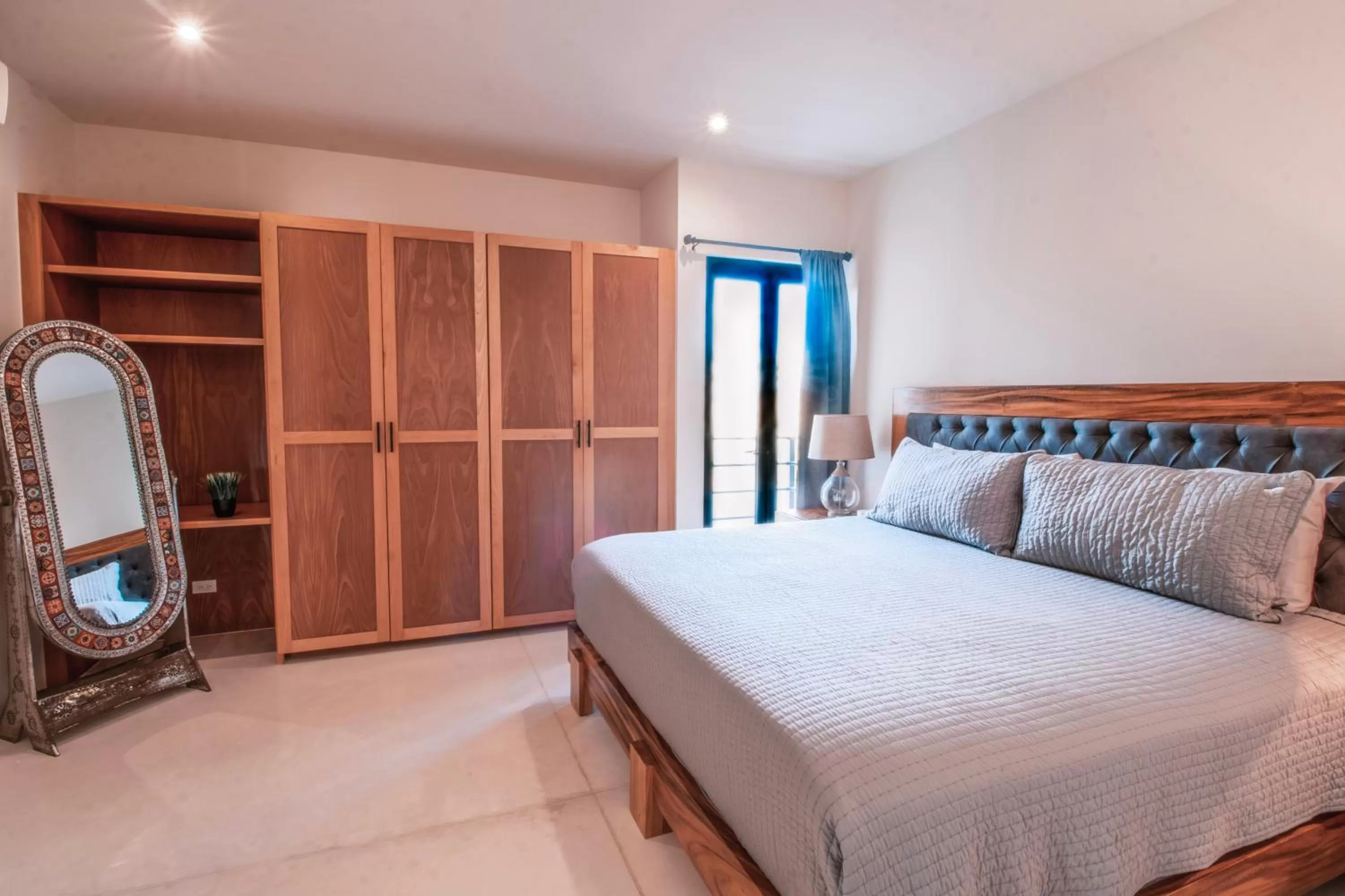 Bed in Cerritos Surf Residences