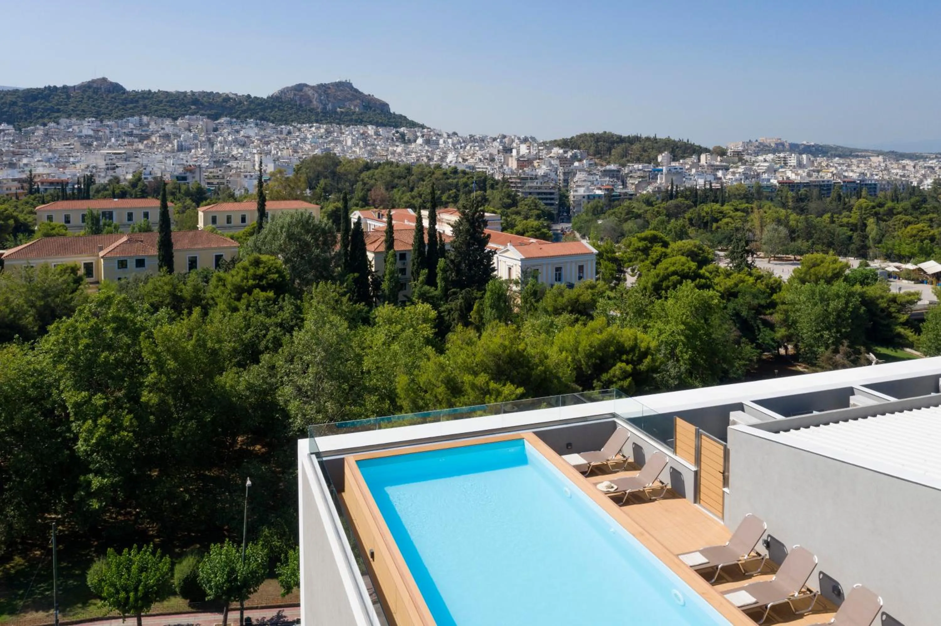 Swimming pool in Athens Panorama Project