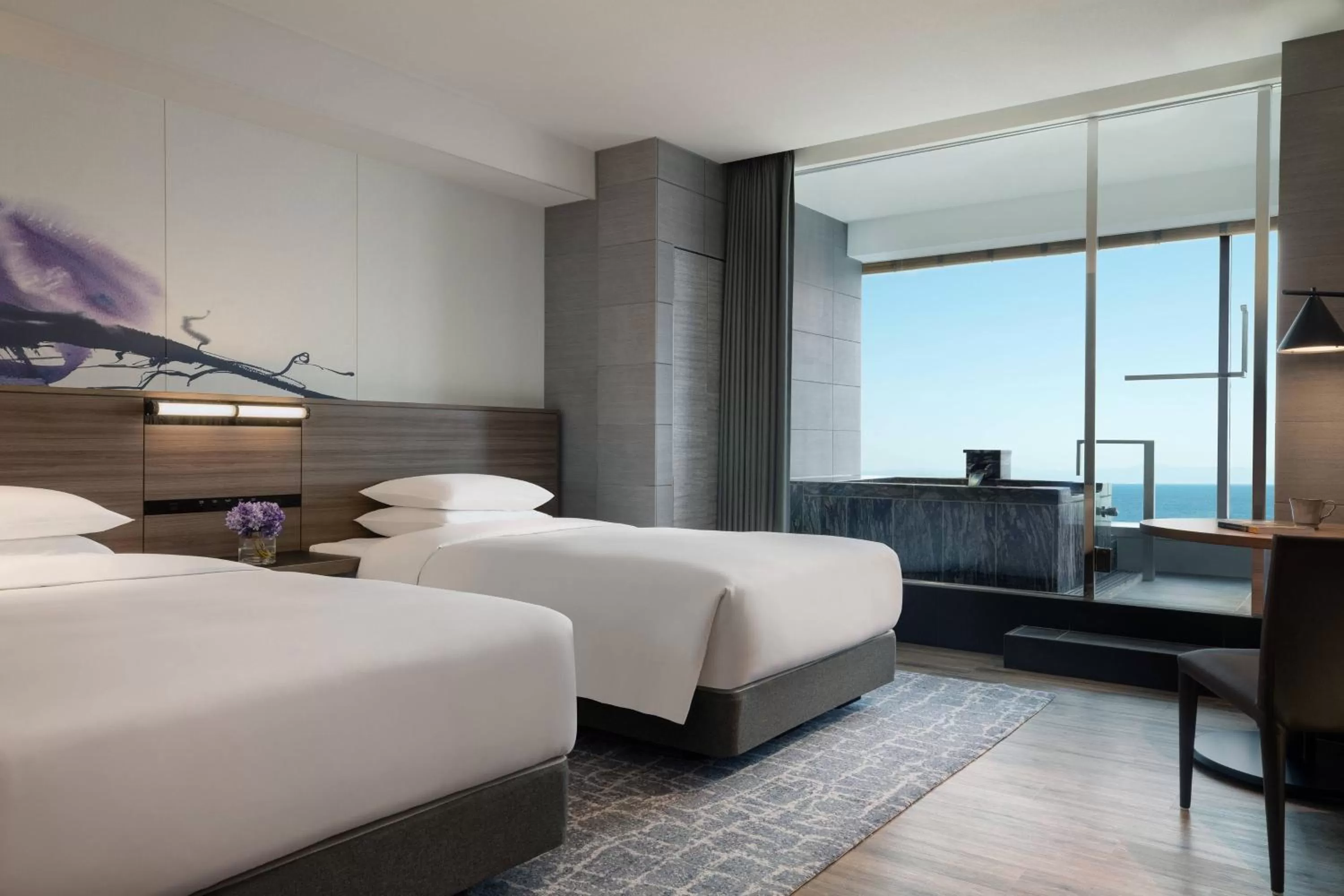 Photo of the whole room, Bed in Lake Biwa Marriott Hotel