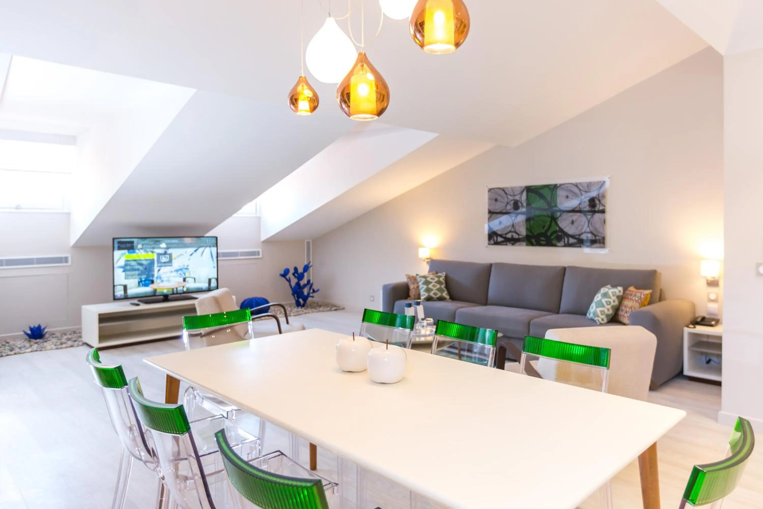 Living room in Palais Saleya Boutique Hôtel