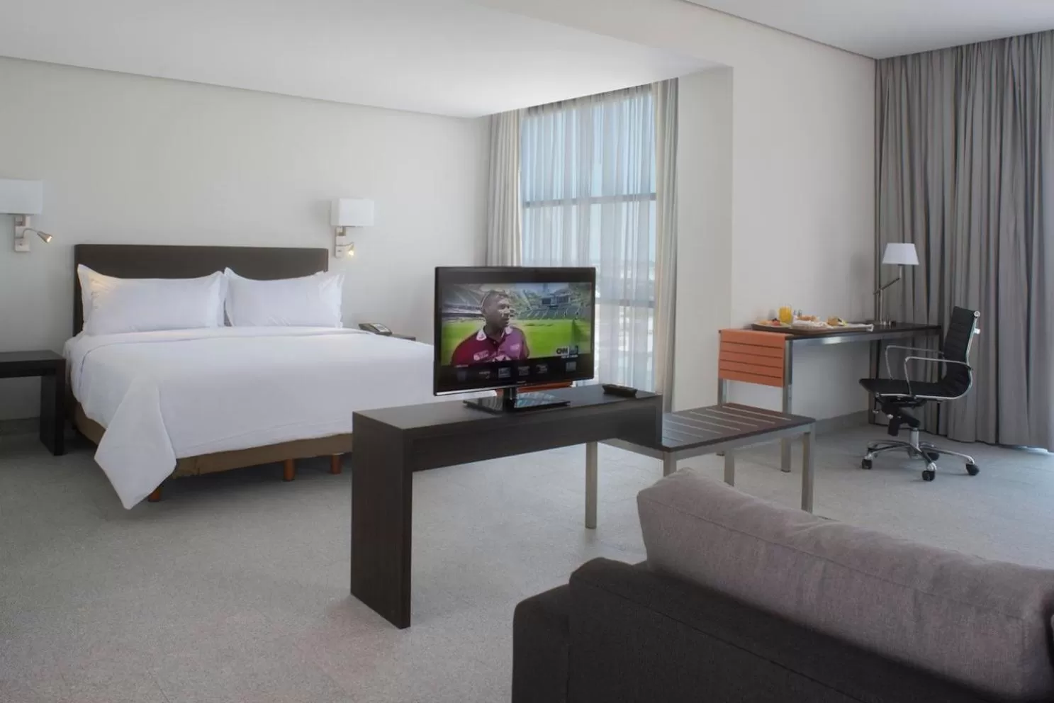 Photo of the whole room, Bed in Fiesta Inn Merida